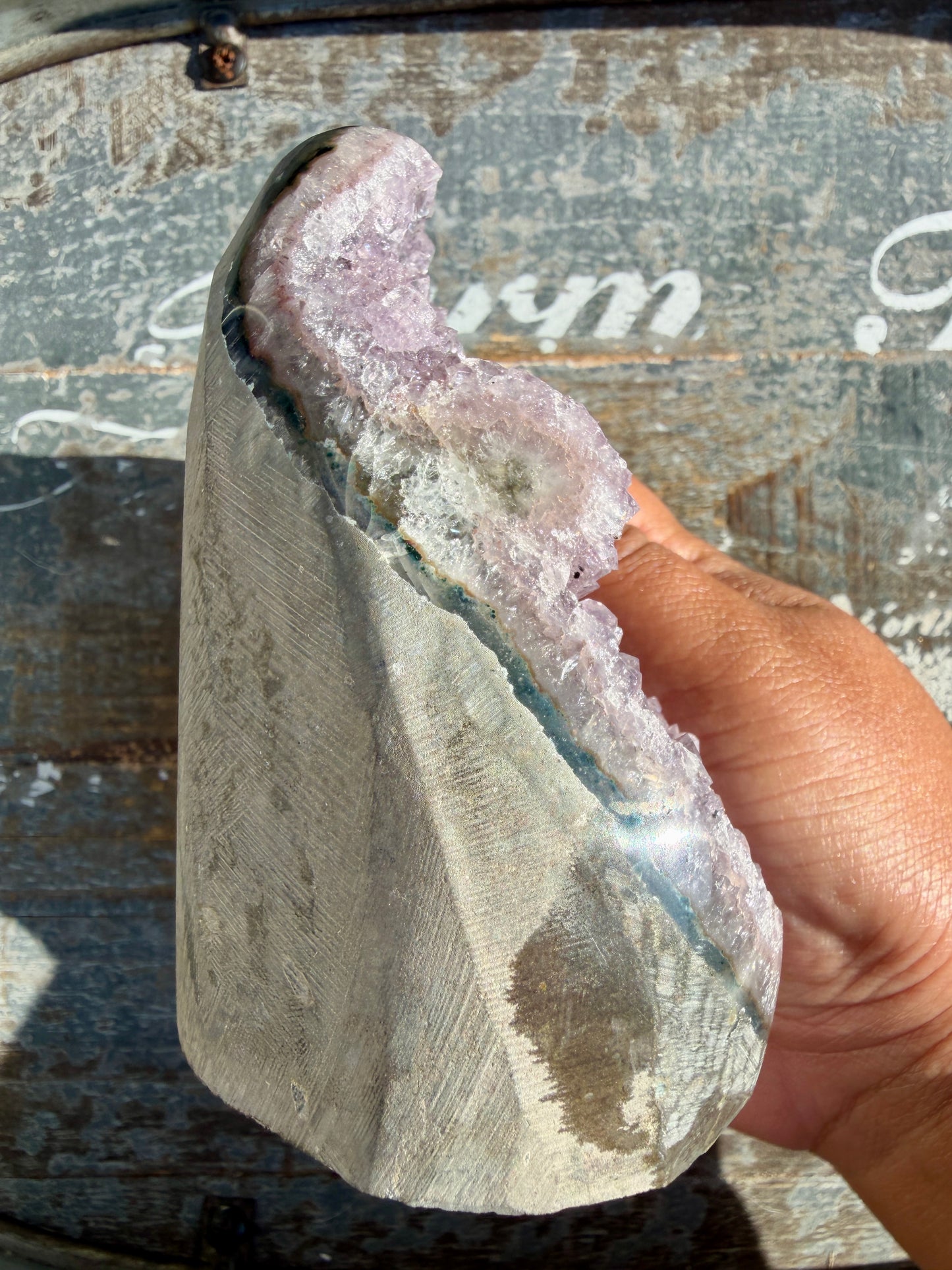 Gorgeous Amethyst Cut Base | Brazil | Opt 74