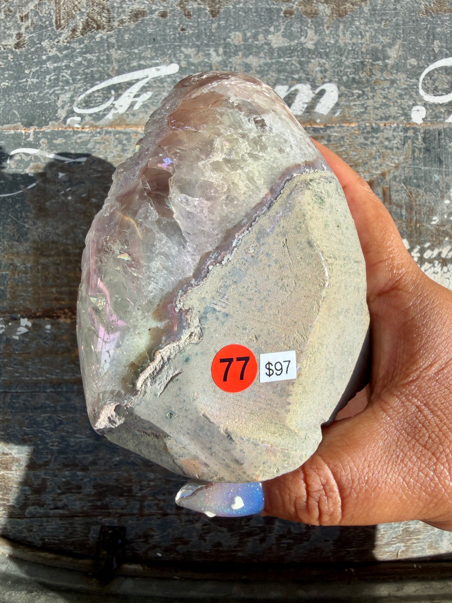 Gorgeous AURA Amethyst Cut Base | Brazil | Opt 77