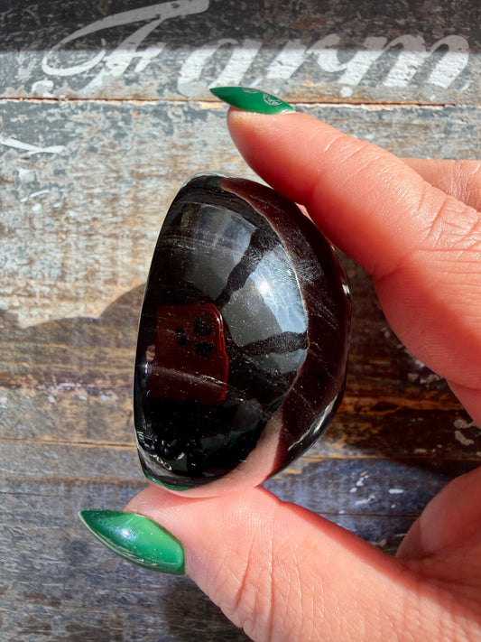 Spooky Midnight Lace Obsidian Mini Bowl | Opt O