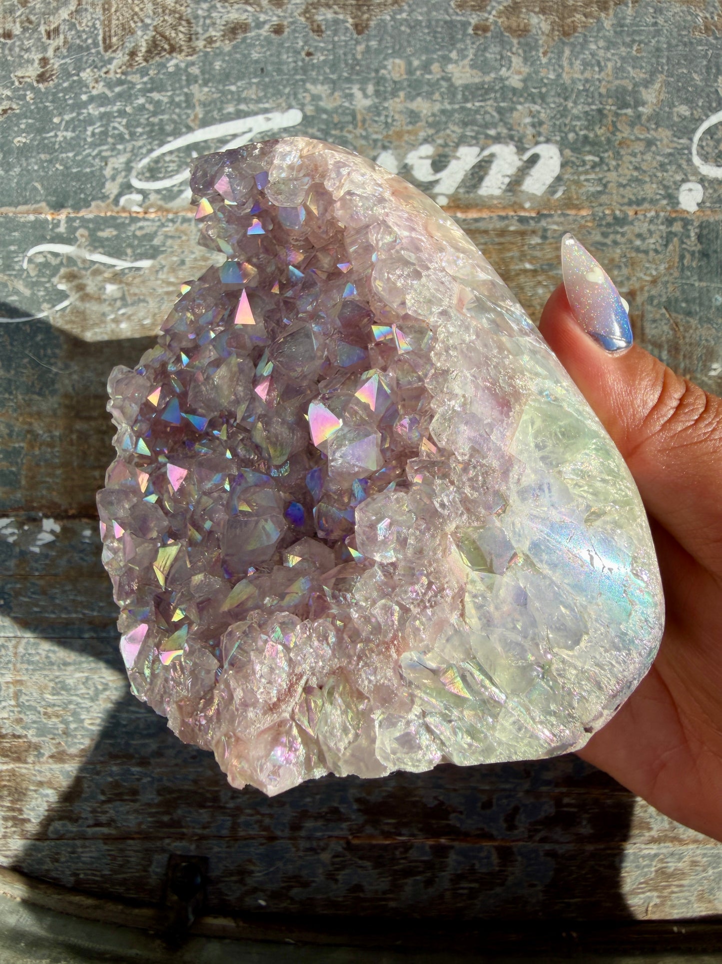 Gorgeous AURA Amethyst Cut Base | Brazil | Opt 77