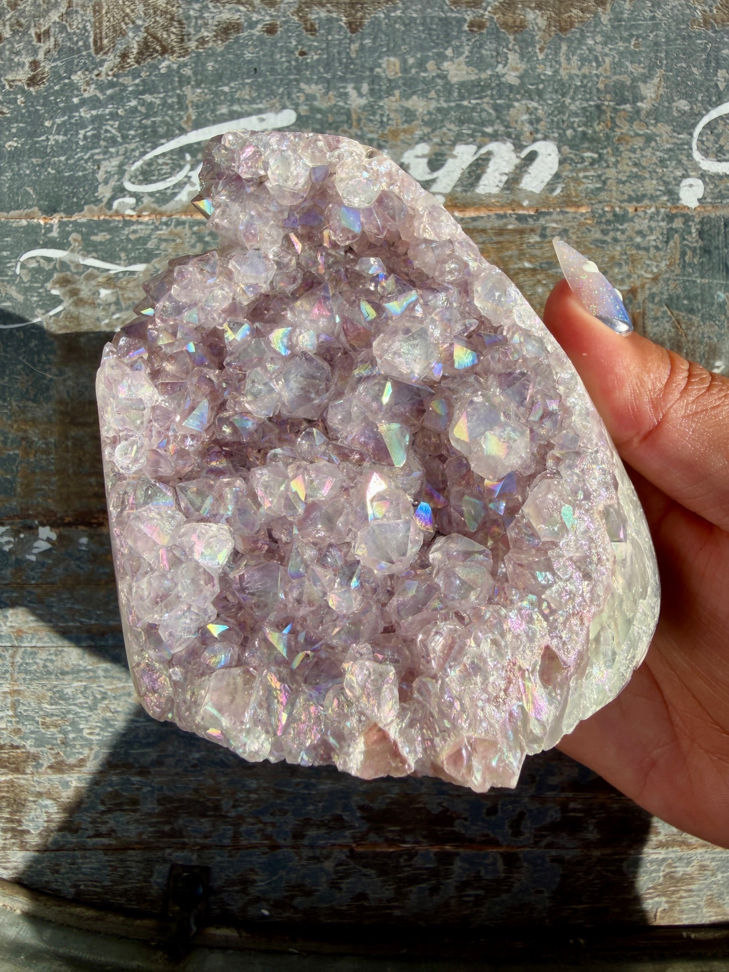 Gorgeous AURA Amethyst Cut Base | Brazil | Opt 77