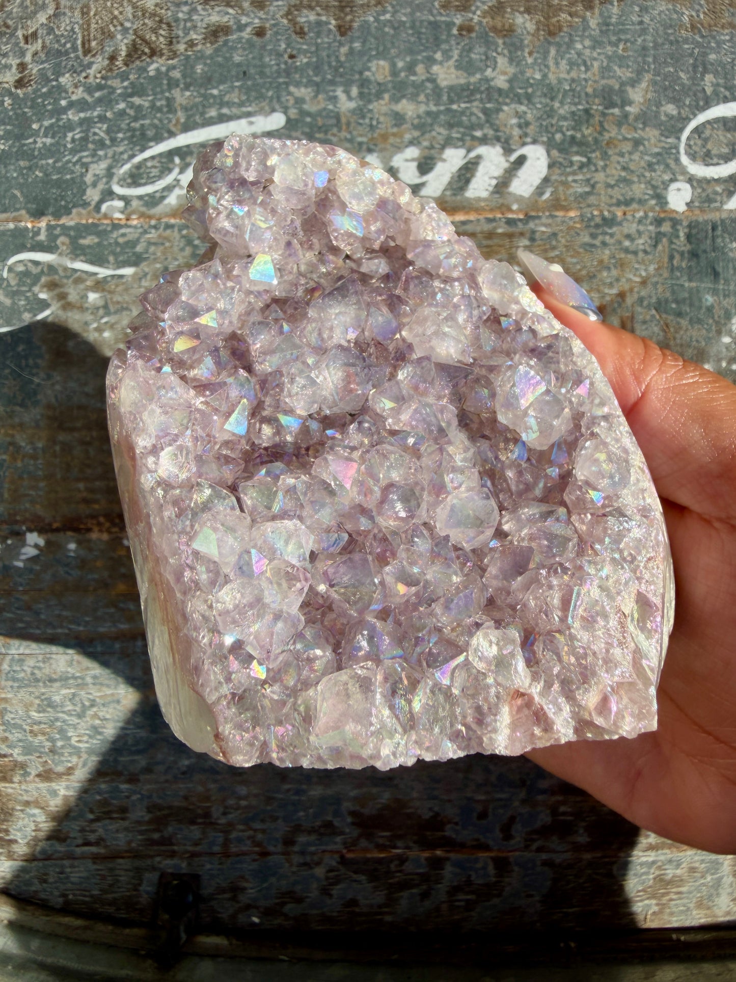 Gorgeous AURA Amethyst Cut Base | Brazil | Opt 77