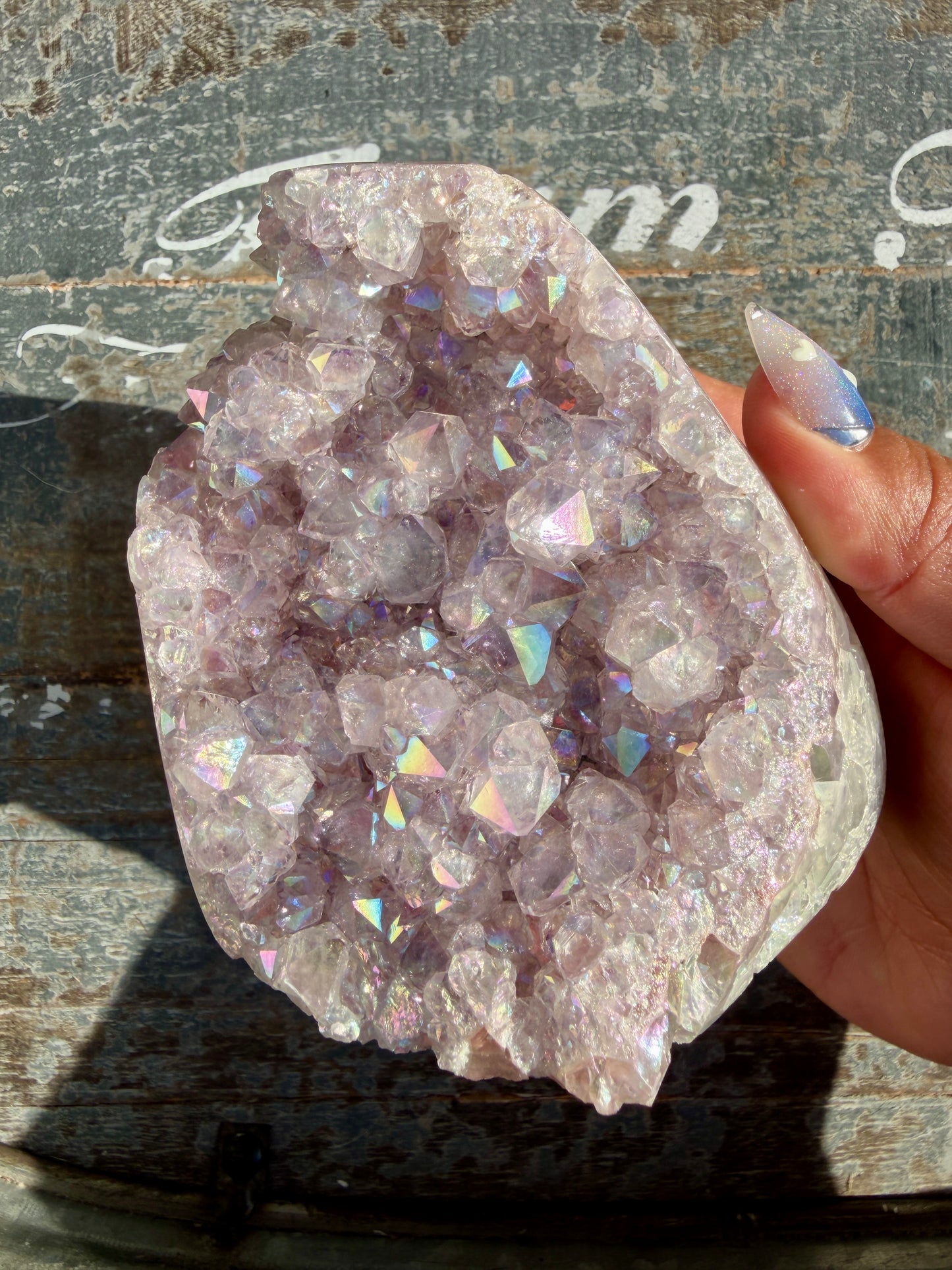 Gorgeous AURA Amethyst Cut Base | Brazil | Opt 77