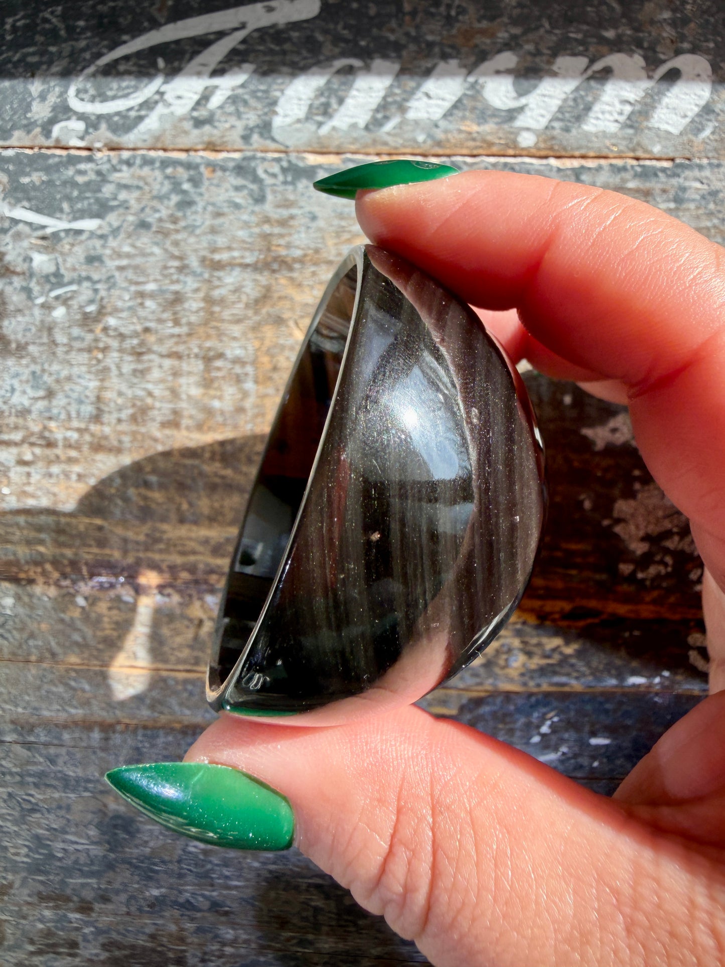 Spooky Midnight Lace Obsidian Mini Bowl | Opt Q