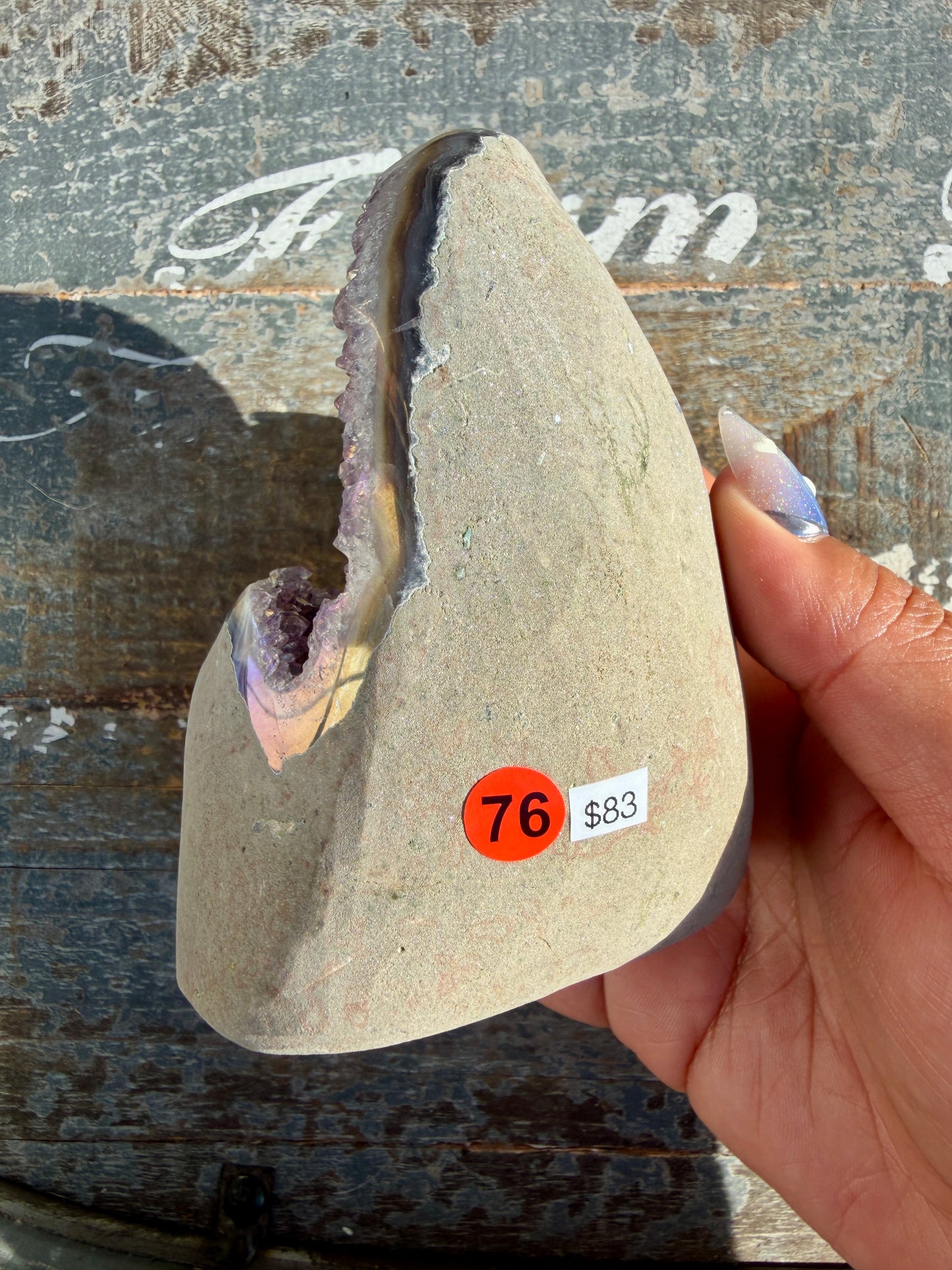 Gorgeous AURA Amethyst Cut Base | Brazil | Opt 76