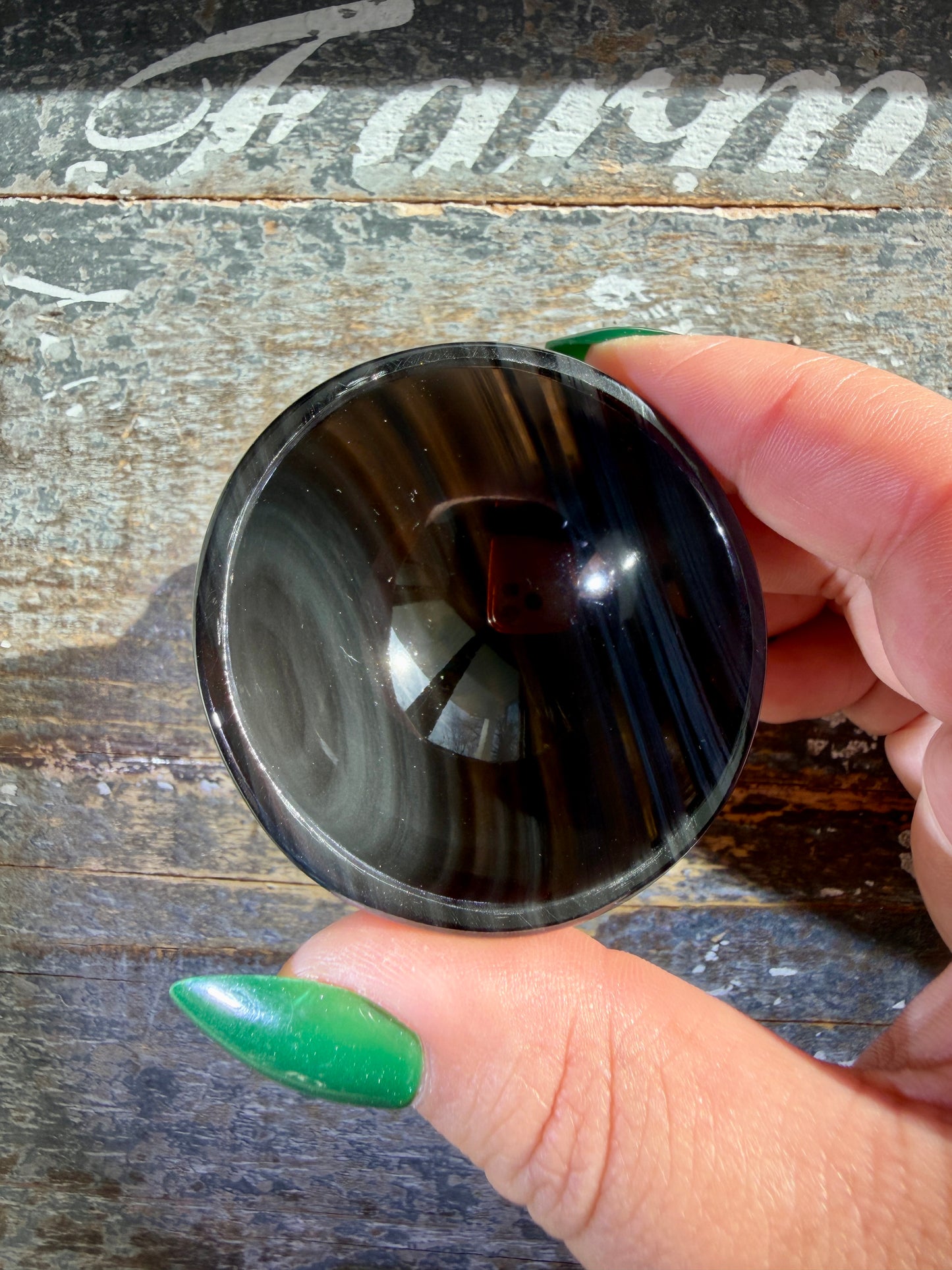 Spooky Midnight Lace Obsidian Mini Bowl | Opt N