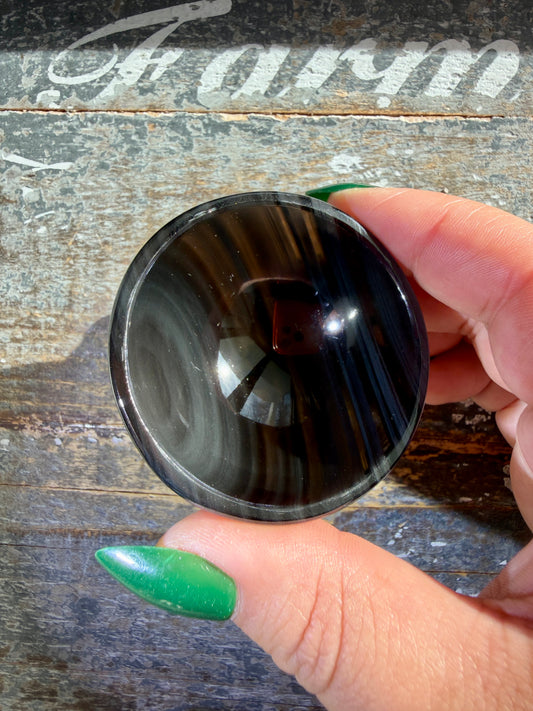 Spooky Midnight Lace Obsidian Mini Bowl | Opt N