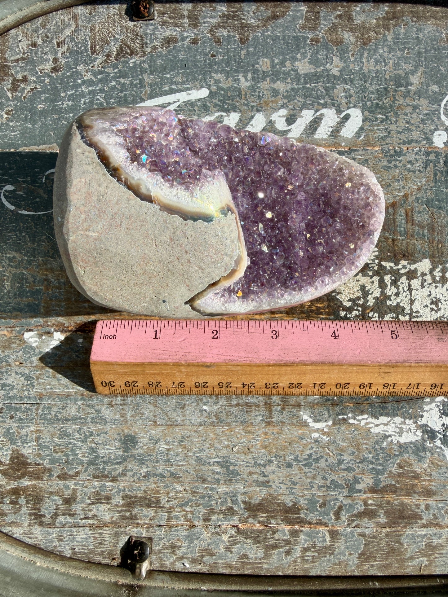 Gorgeous AURA Amethyst Cut Base | Brazil | Opt 76