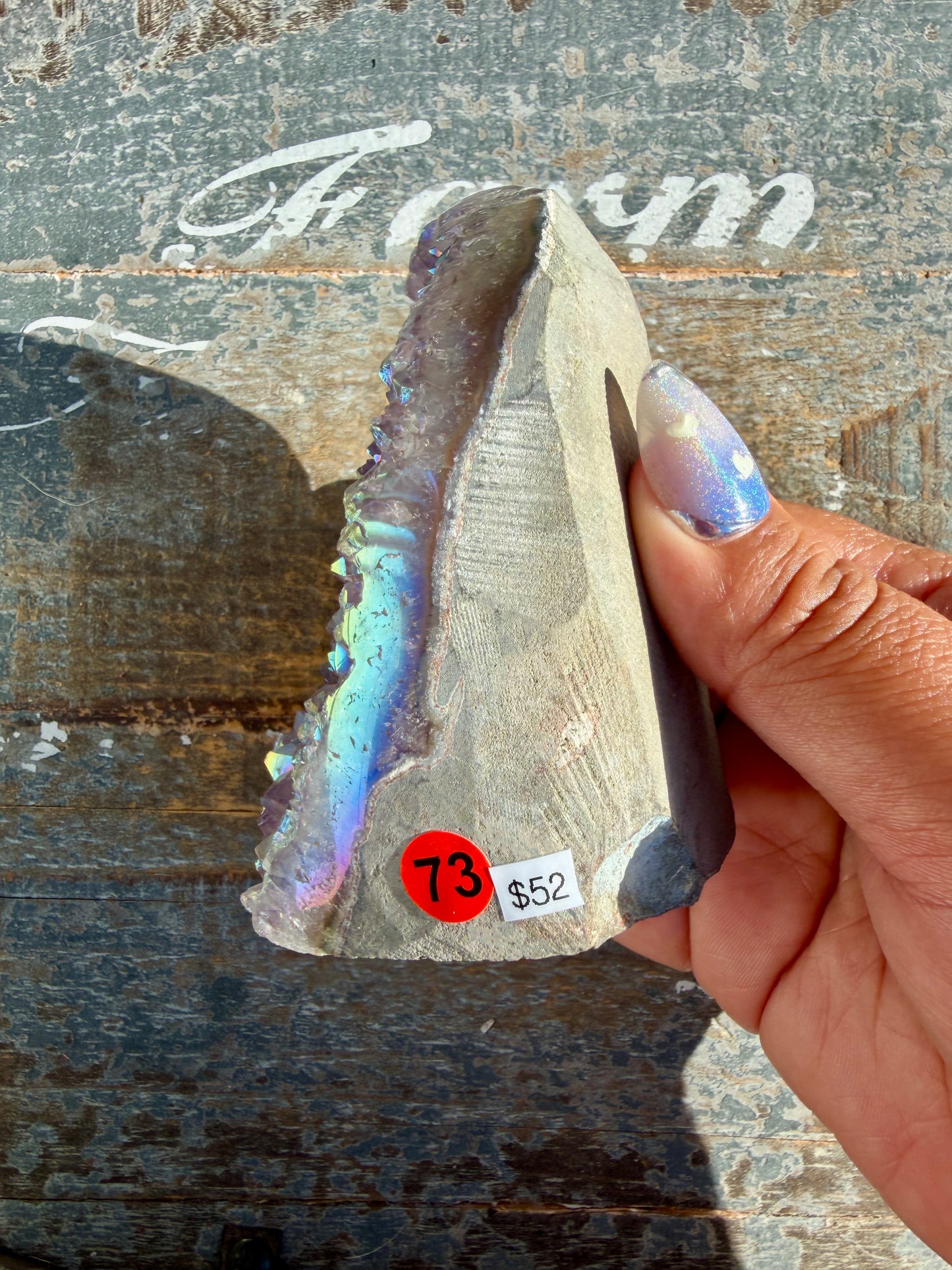 Gorgeous AURA Amethyst Cut Base | Brazil | Opt 73