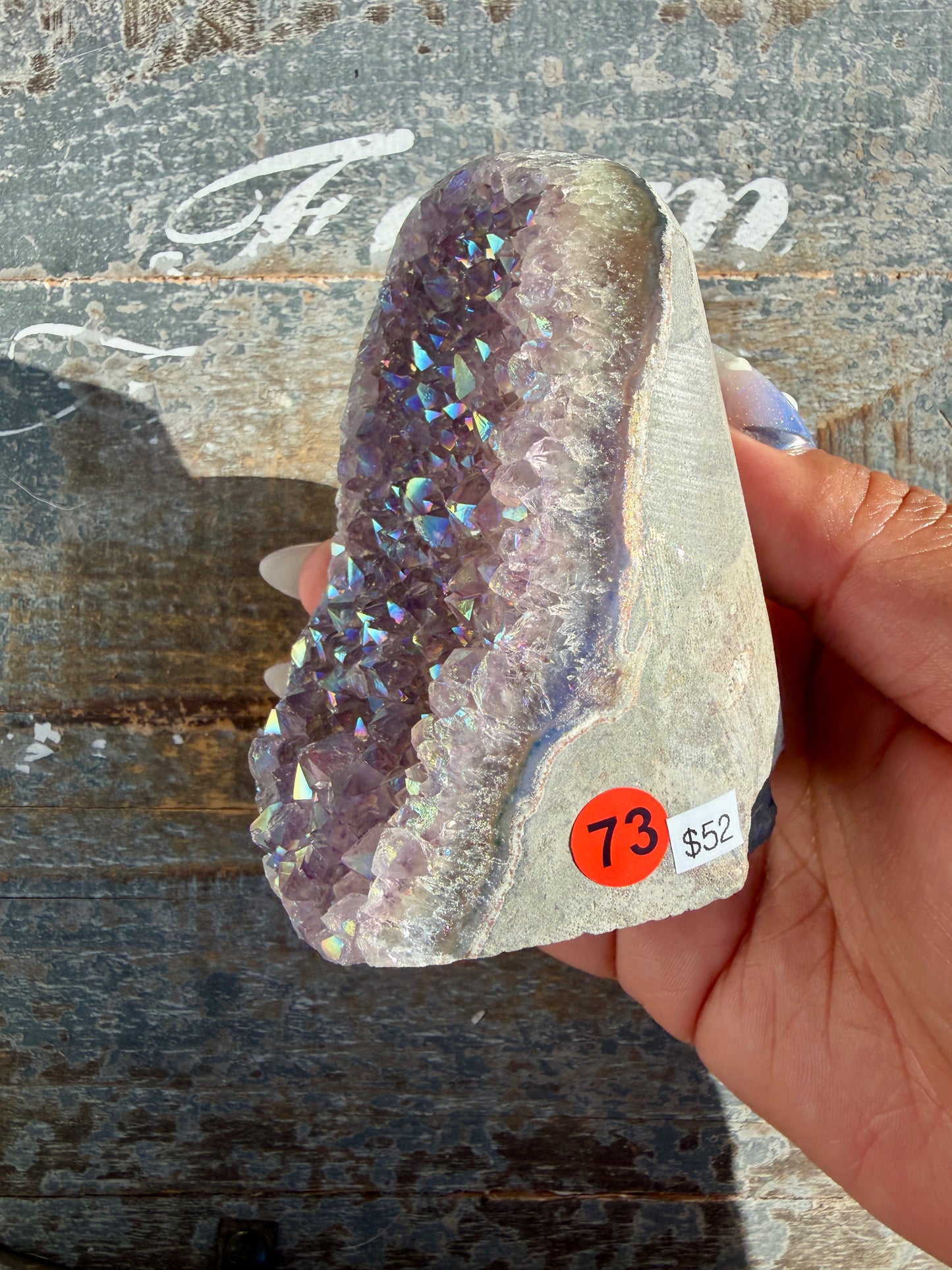 Gorgeous AURA Amethyst Cut Base | Brazil | Opt 73