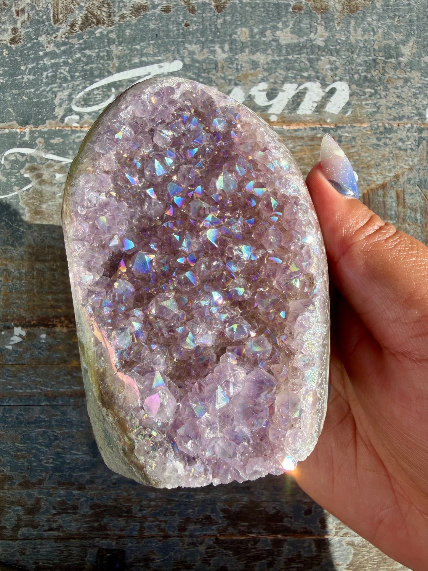 Gorgeous AURA Amethyst Cut Base | Brazil | Opt 73