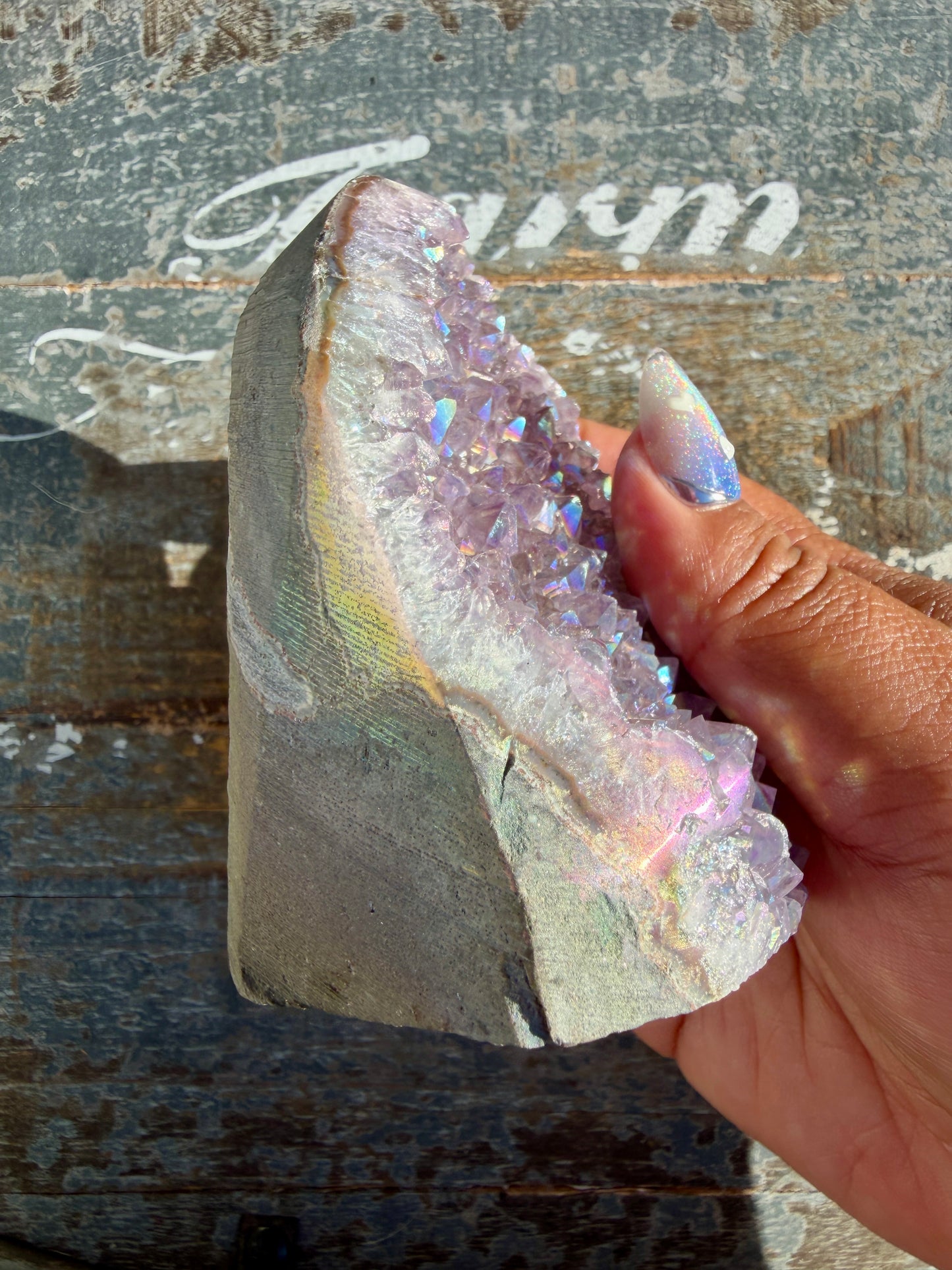 Gorgeous AURA Amethyst Cut Base | Brazil | Opt 73