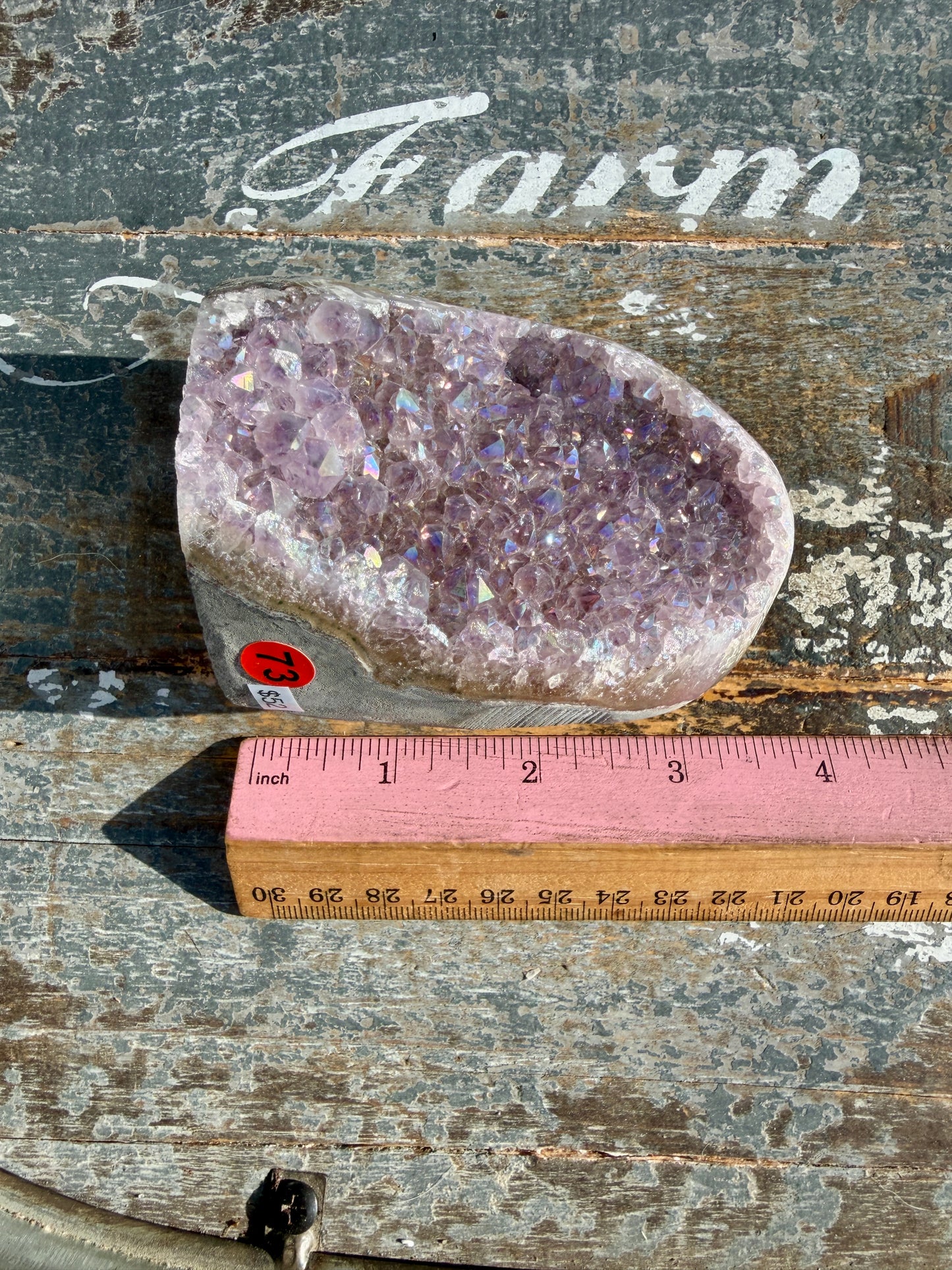 Gorgeous AURA Amethyst Cut Base | Brazil | Opt 73