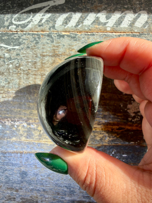 Spooky Midnight Lace Obsidian Mini Bowl | Opt U