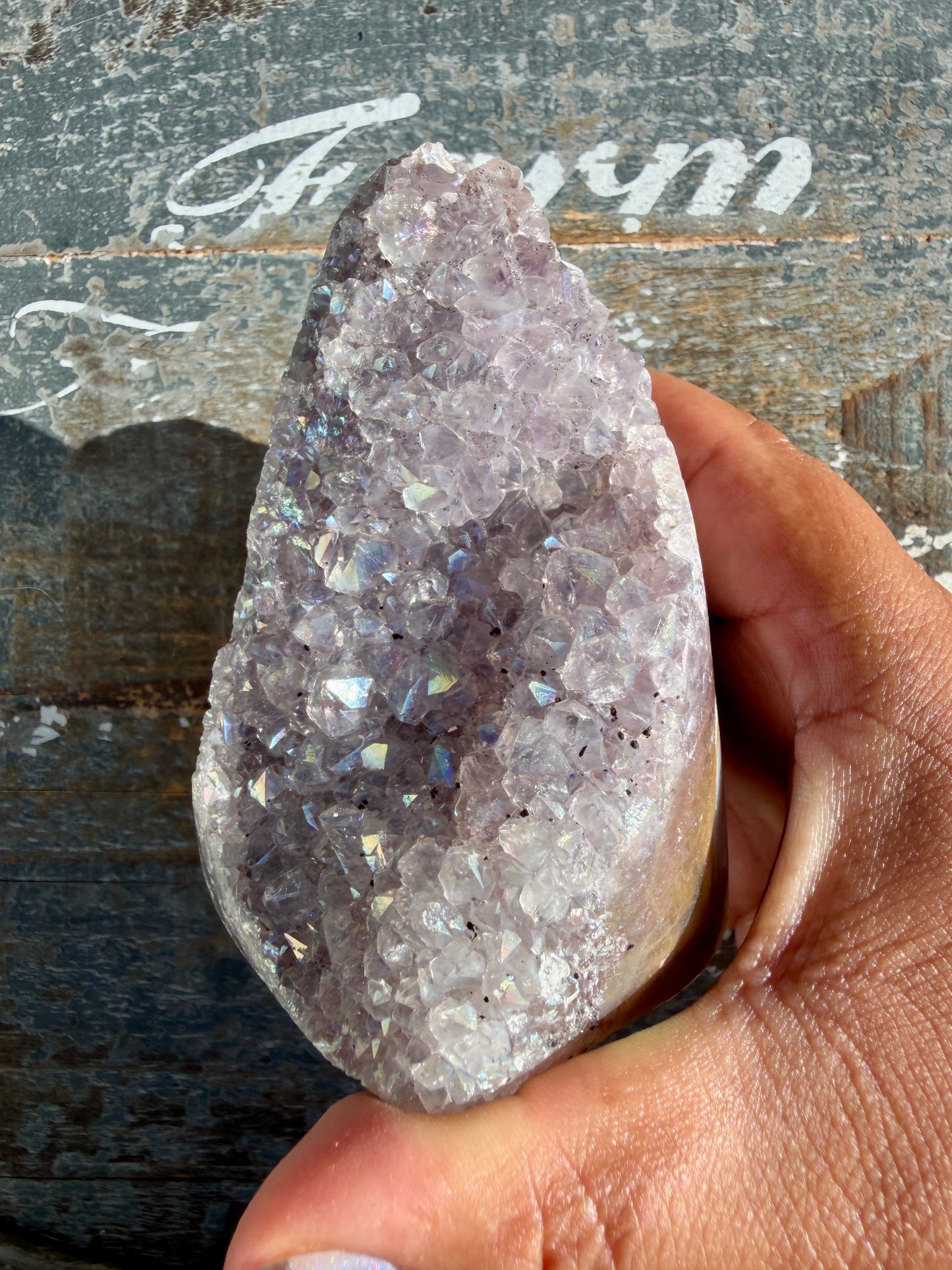 Gorgeous AURA Amethyst Cut Base | Brazil | Opt 75