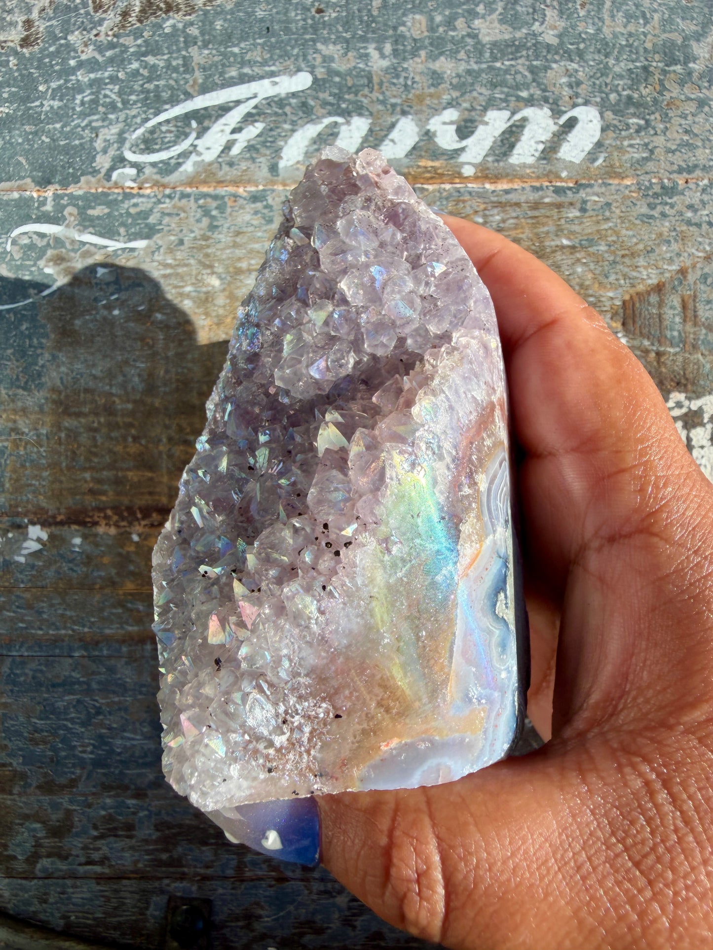 Gorgeous AURA Amethyst Cut Base | Brazil | Opt 75