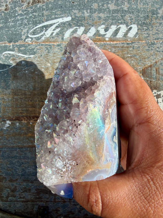 Gorgeous AURA Amethyst Cut Base | Brazil | Opt 75