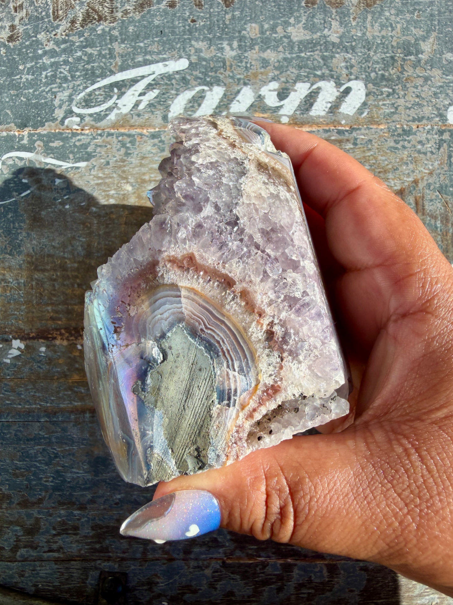 Gorgeous AURA Amethyst Cut Base | Brazil | Opt 75