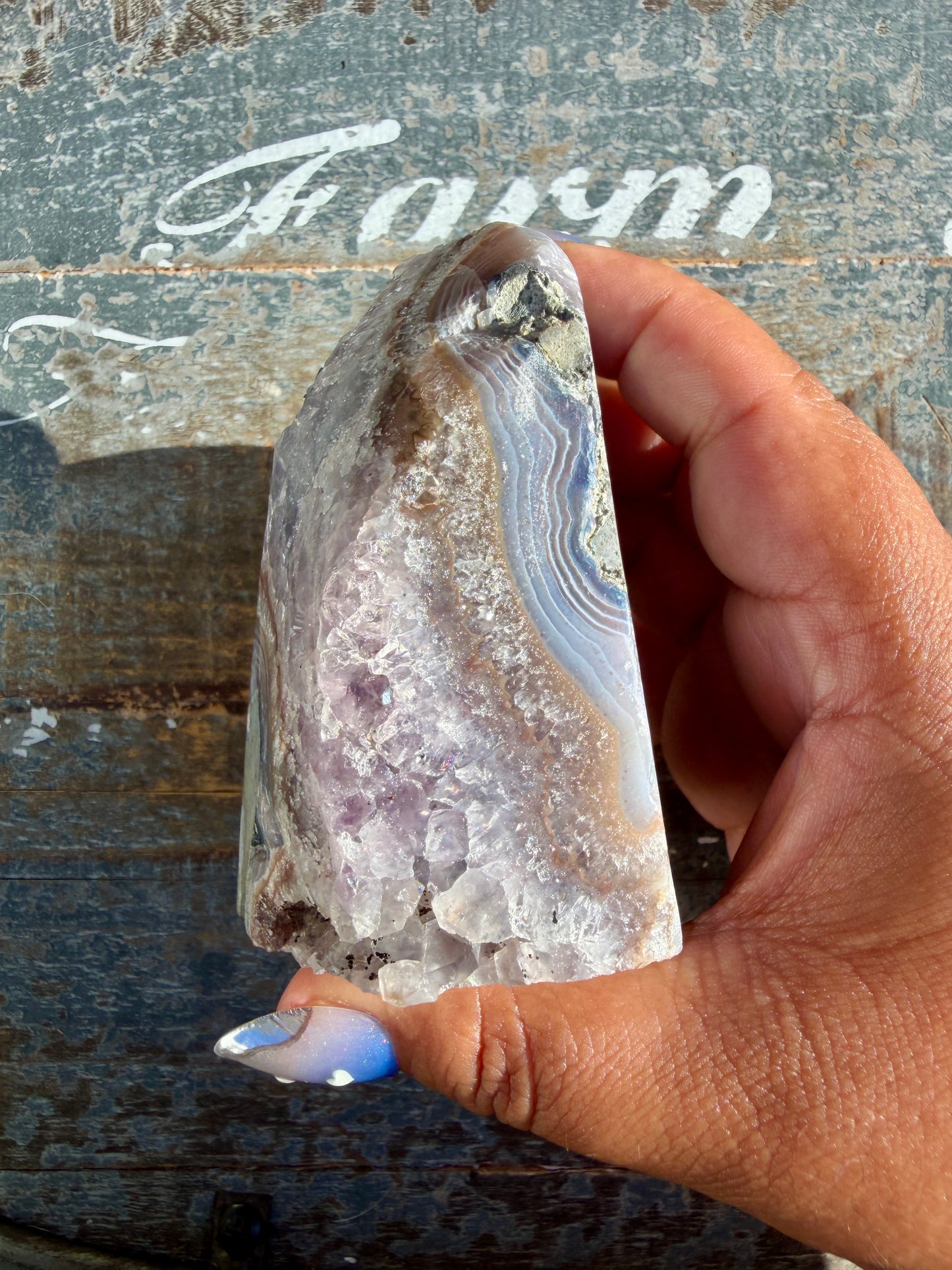 Gorgeous AURA Amethyst Cut Base | Brazil | Opt 75