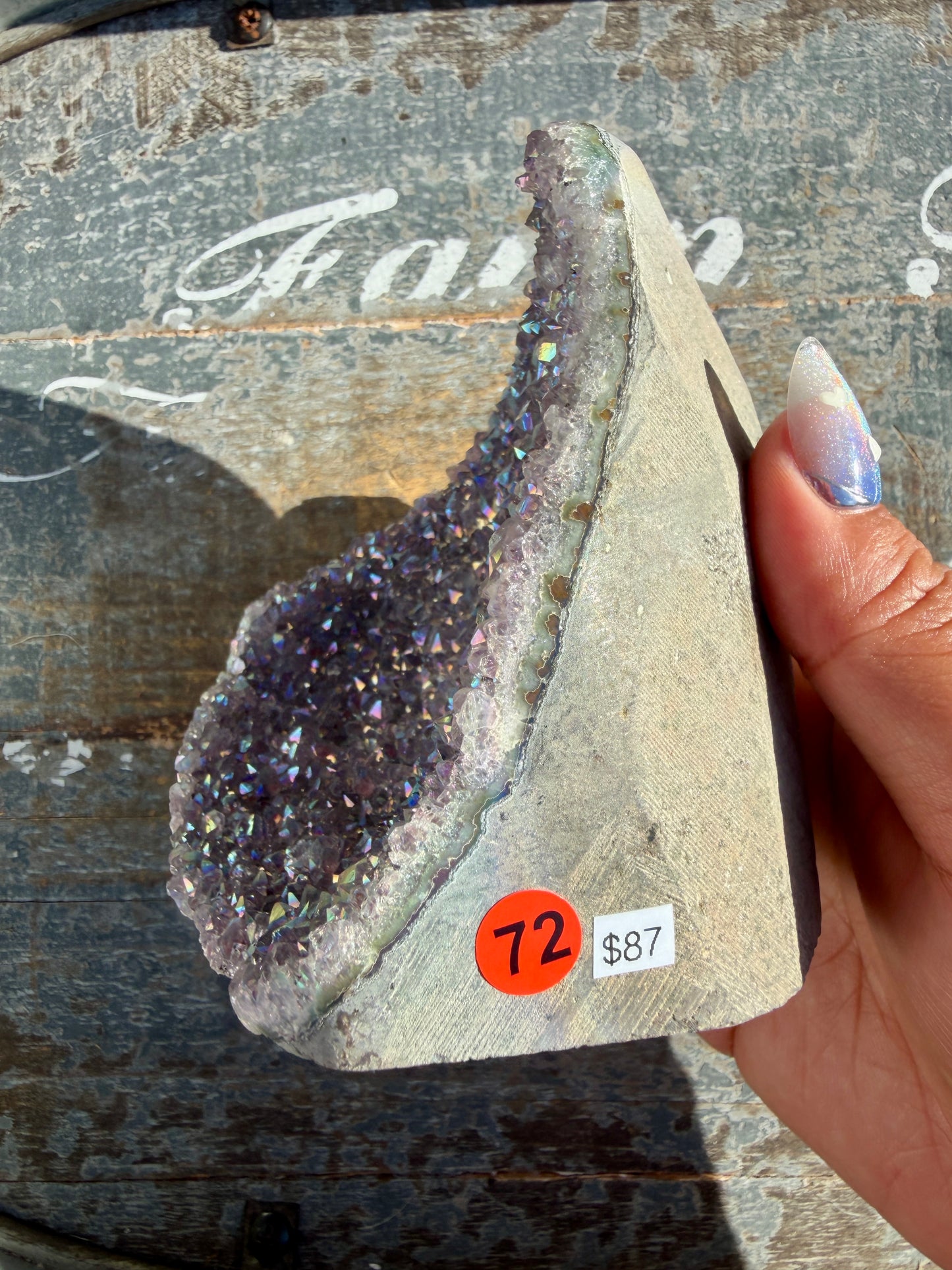 Gorgeous AURA Amethyst Cut Base | Brazil | Opt 72