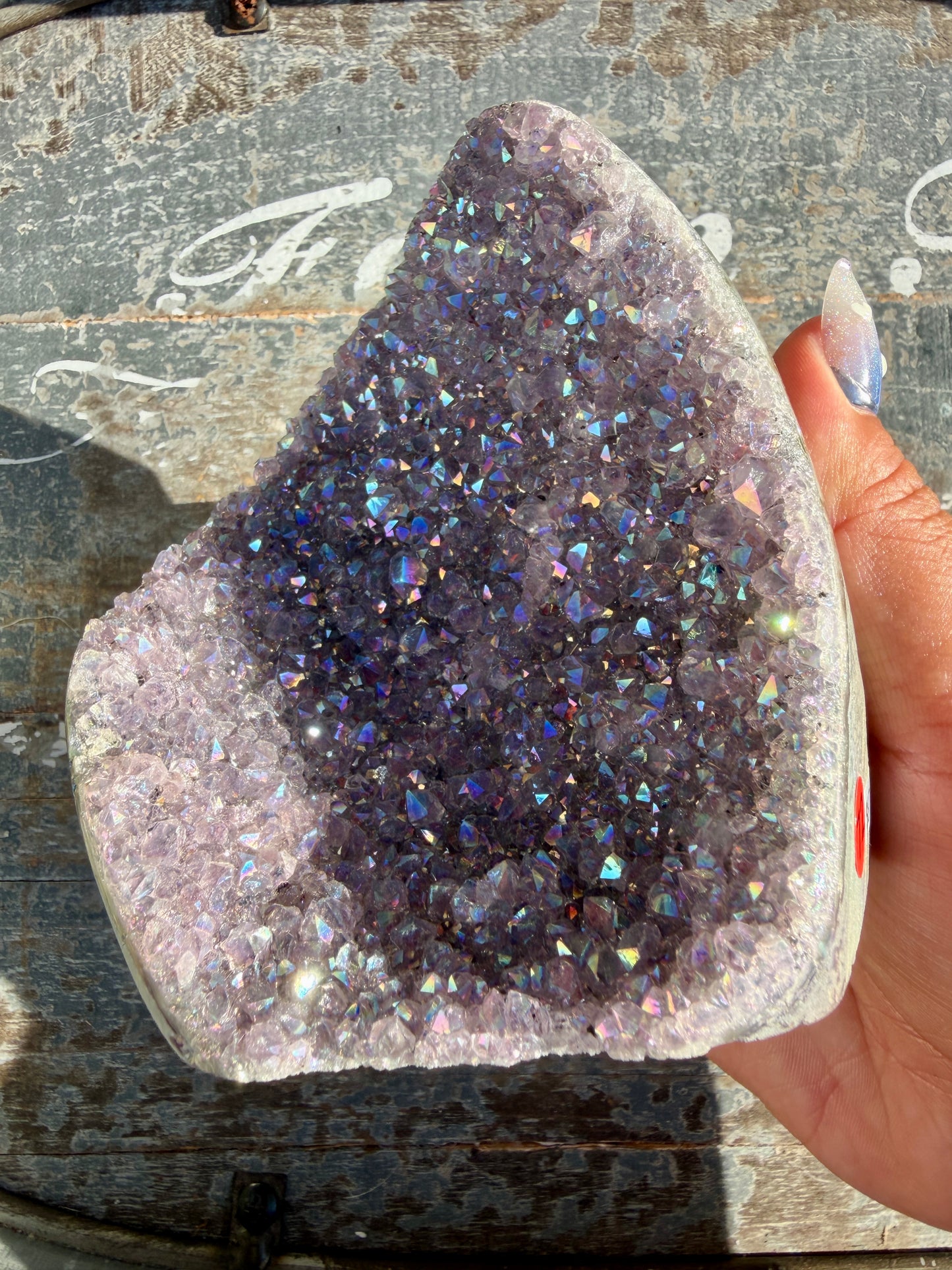 Gorgeous AURA Amethyst Cut Base | Brazil | Opt 72