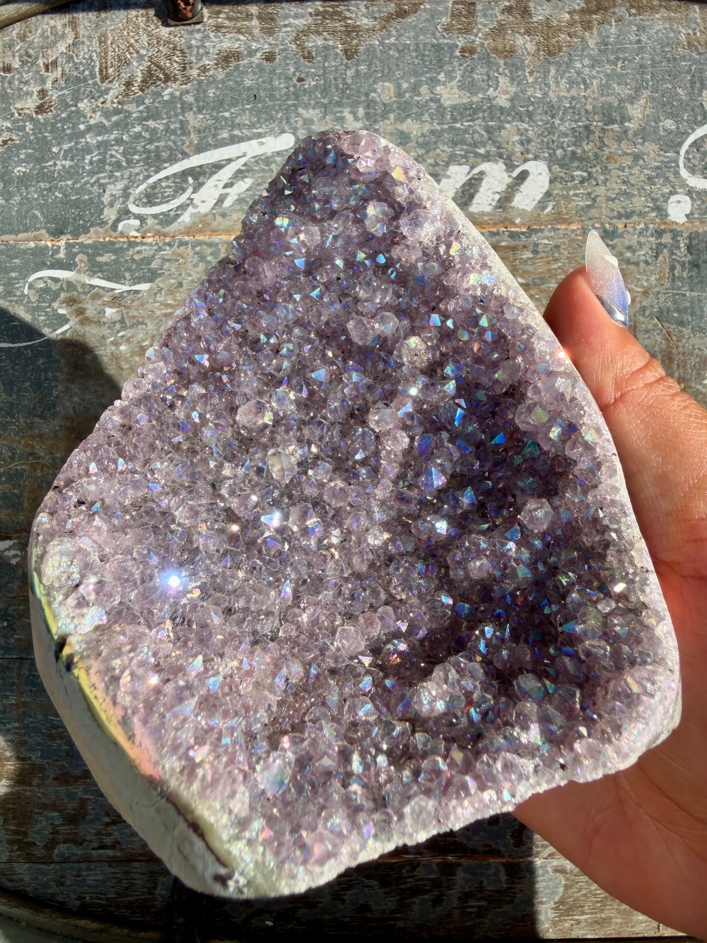 Gorgeous AURA Amethyst Cut Base | Brazil | Opt 72