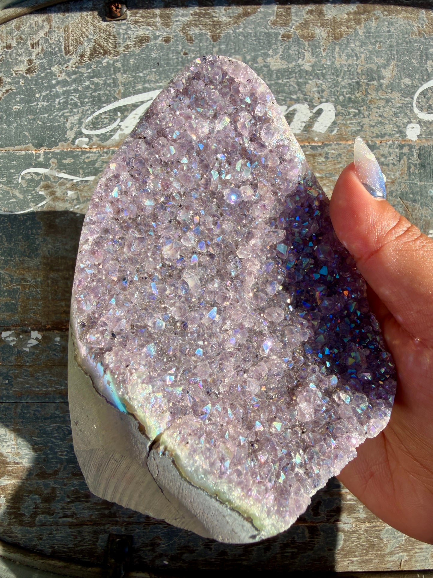 Gorgeous AURA Amethyst Cut Base | Brazil | Opt 72