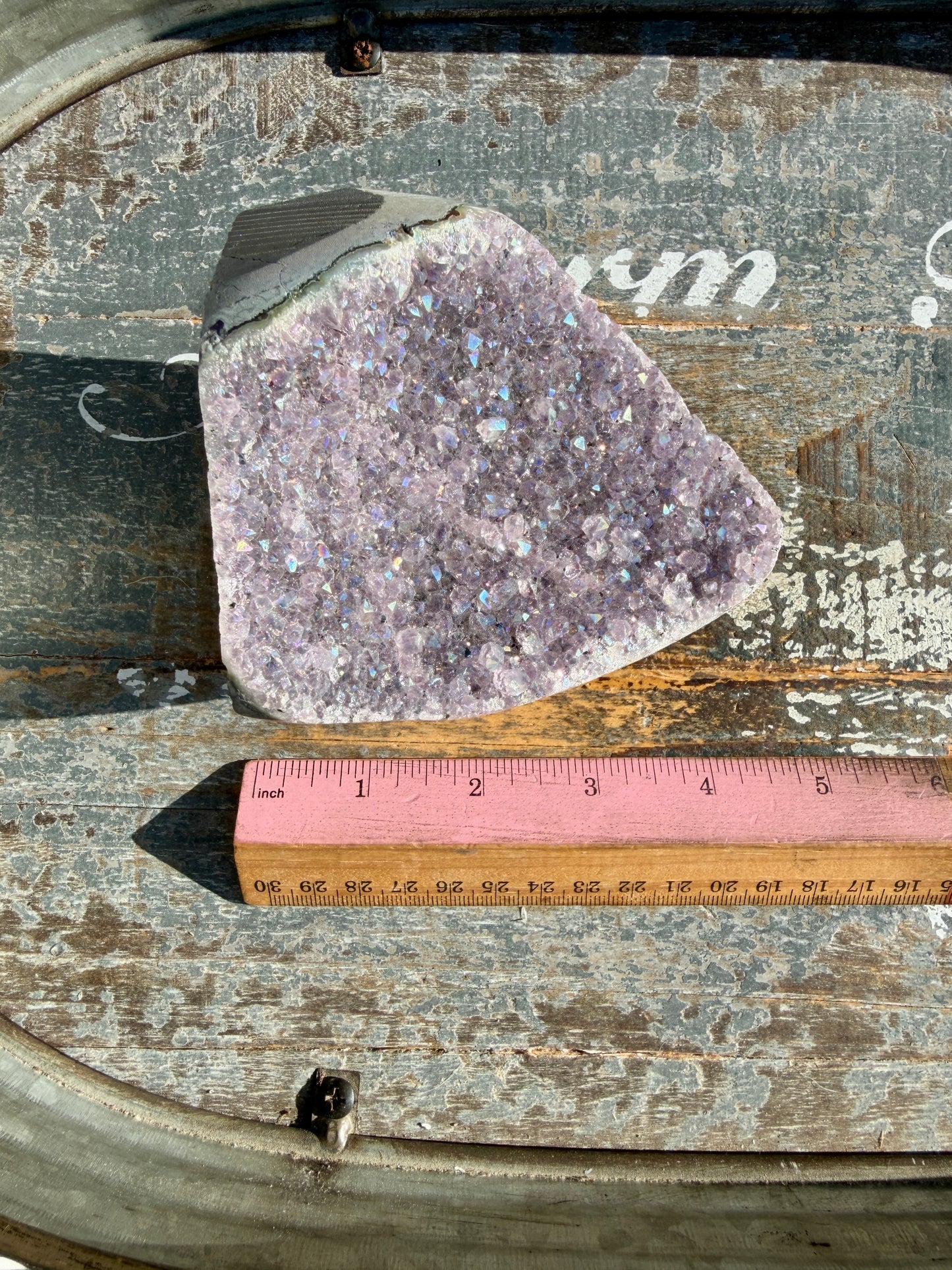 Gorgeous AURA Amethyst Cut Base | Brazil | Opt 72