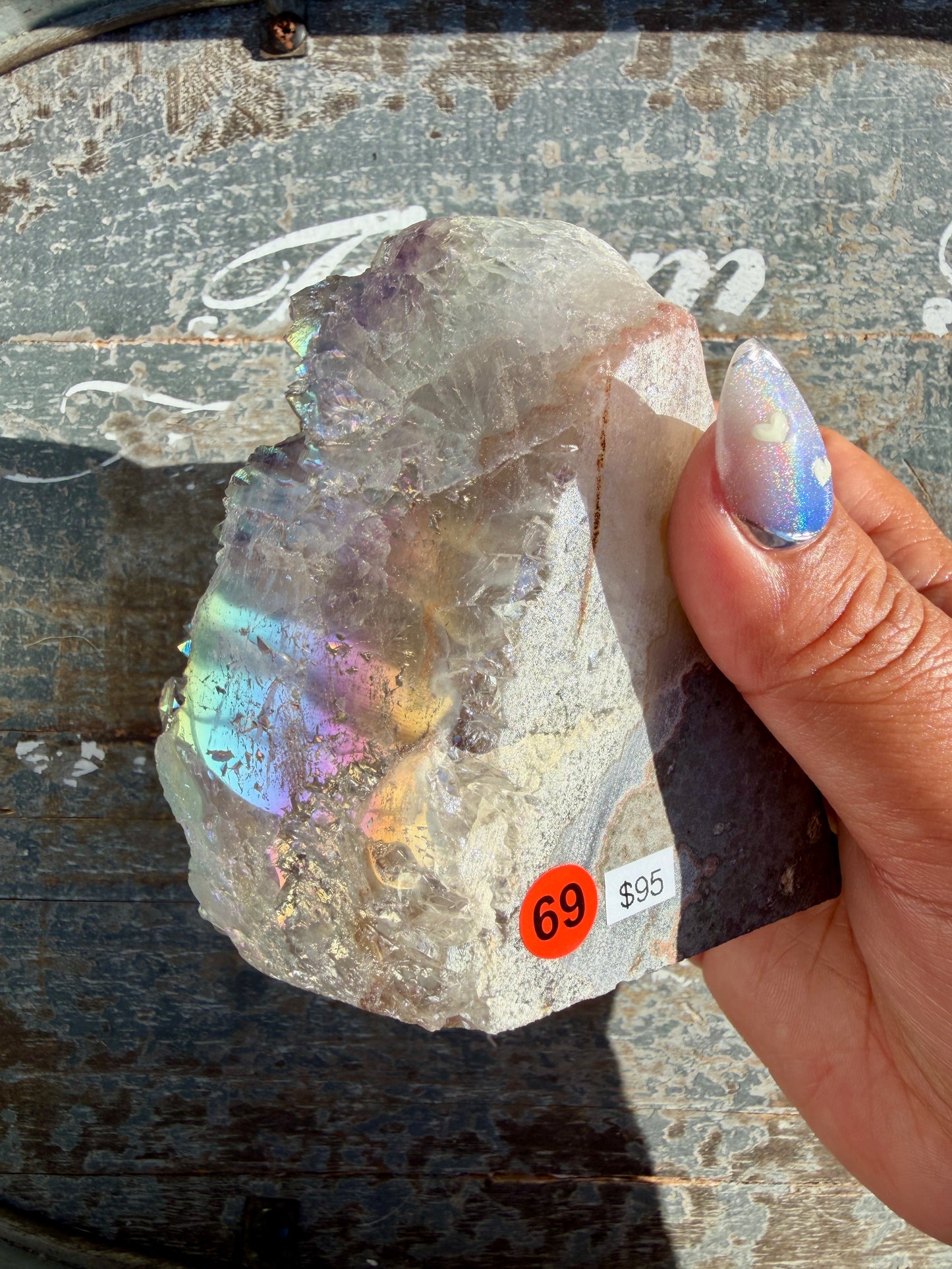 Gorgeous AURA Amethyst Cut Base | Brazil | Opt 69