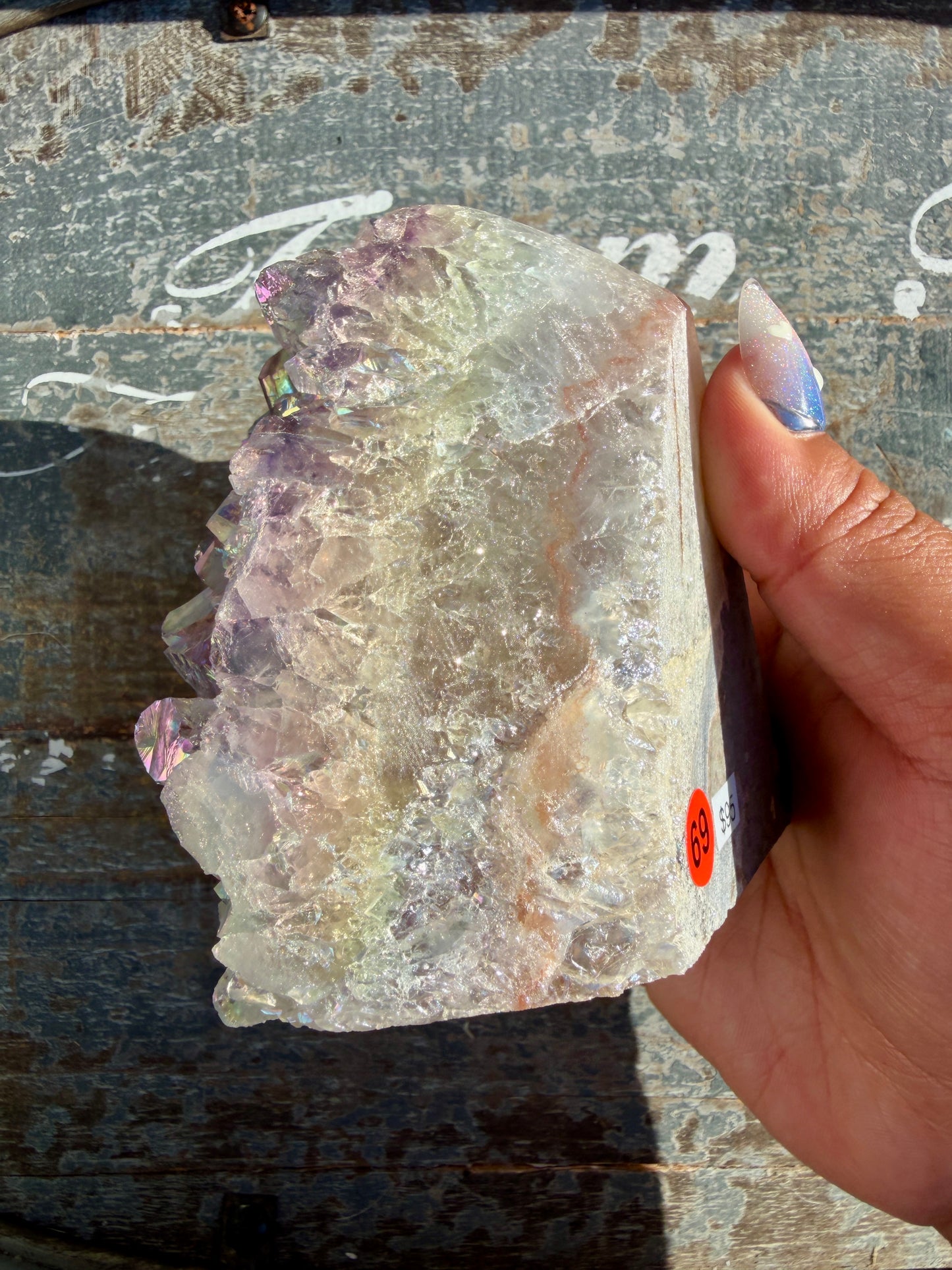 Gorgeous AURA Amethyst Cut Base | Brazil | Opt 69