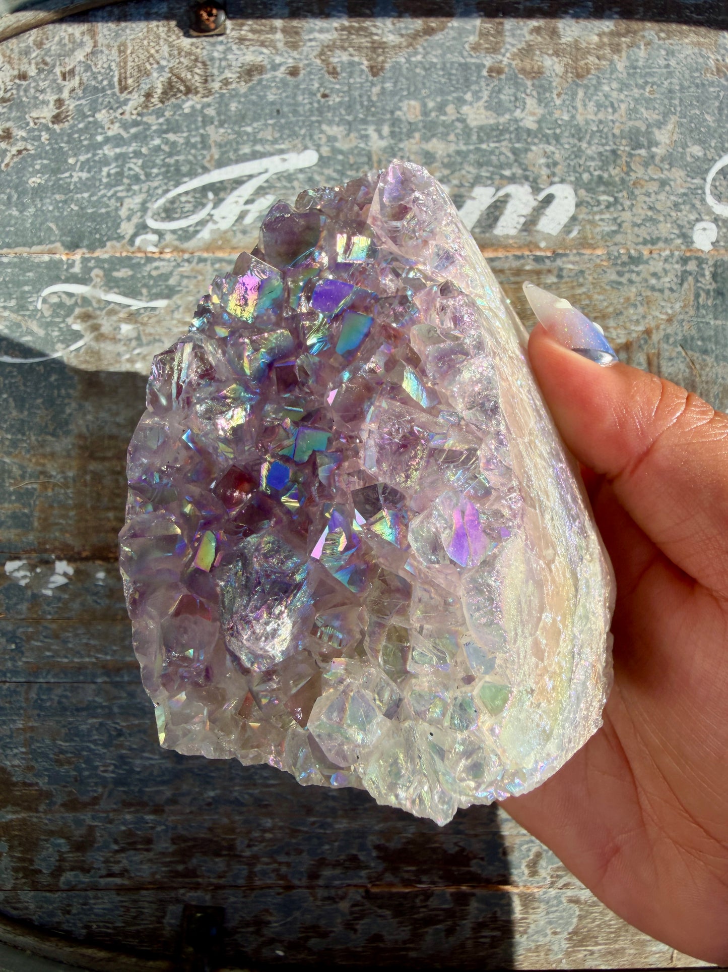 Gorgeous AURA Amethyst Cut Base | Brazil | Opt 69