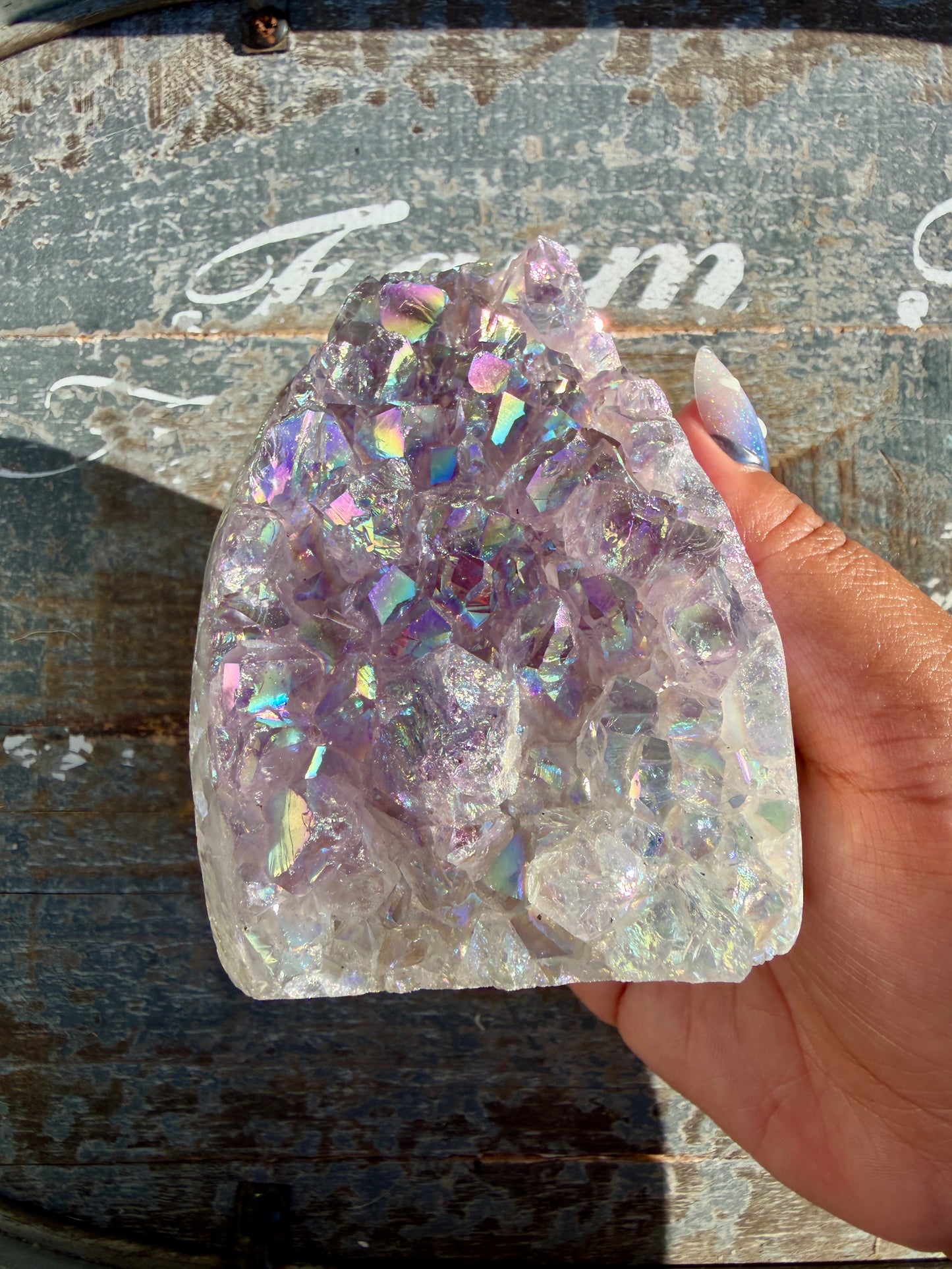 Gorgeous AURA Amethyst Cut Base | Brazil | Opt 69