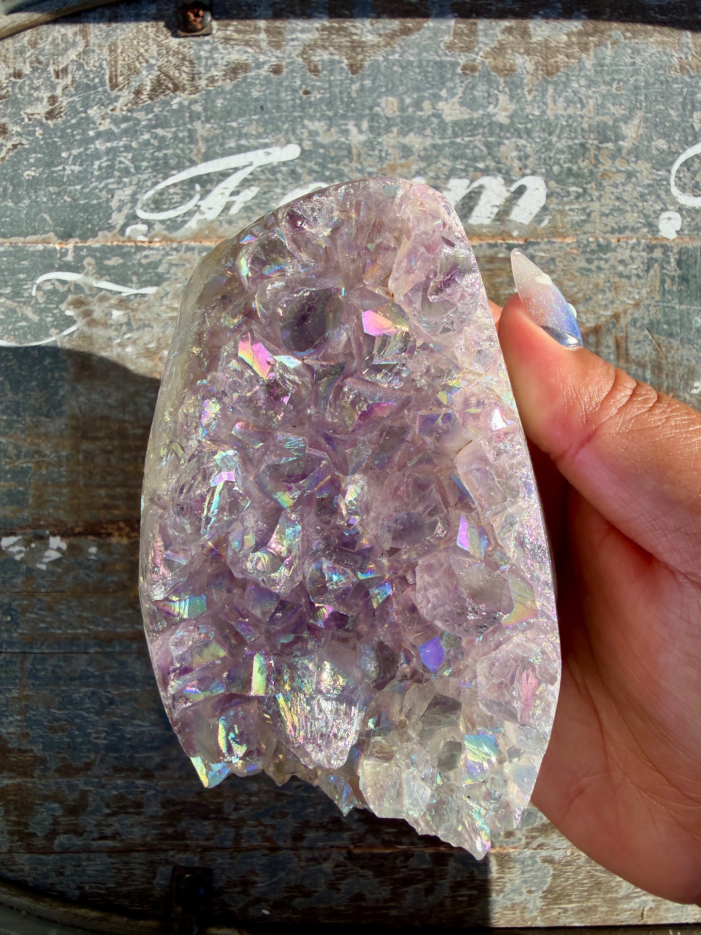 Gorgeous AURA Amethyst Cut Base | Brazil | Opt 69