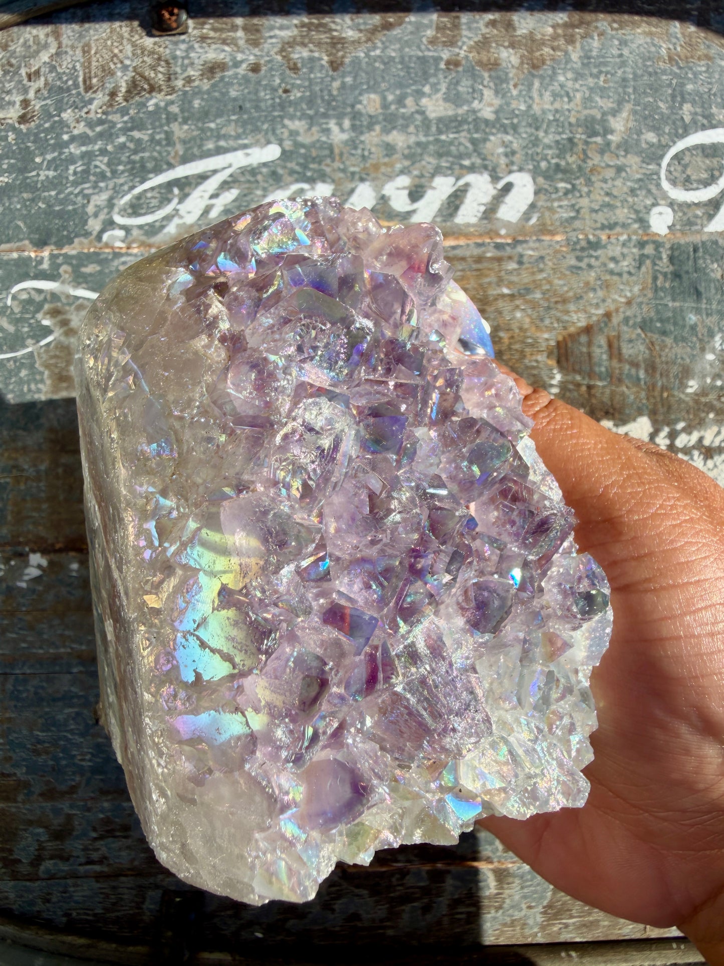 Gorgeous AURA Amethyst Cut Base | Brazil | Opt 69