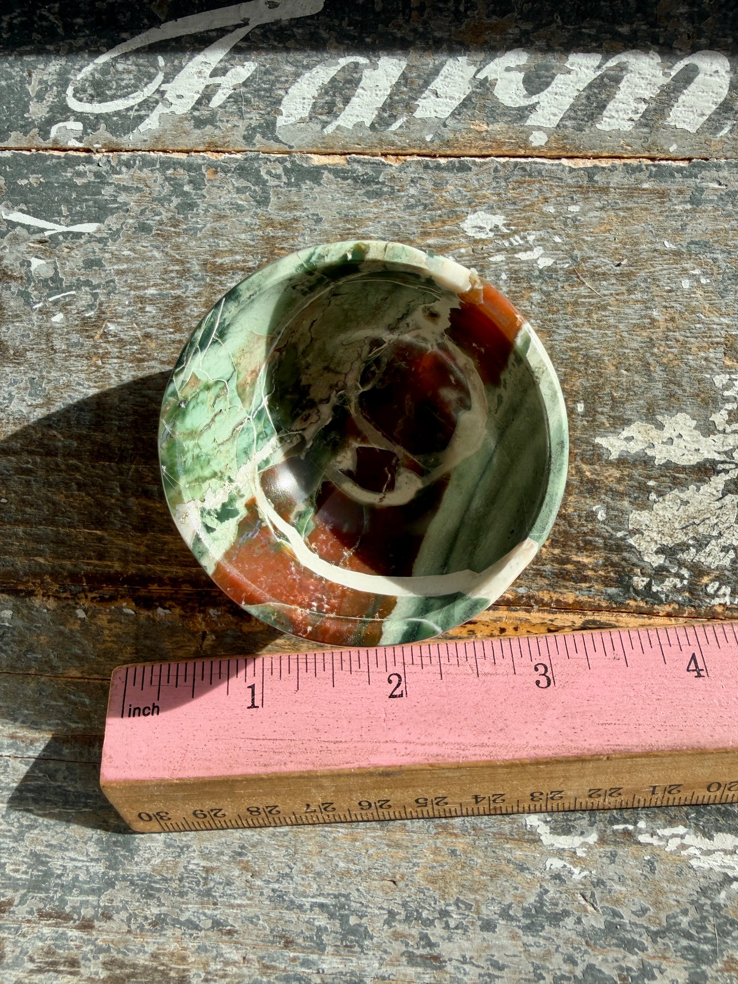 Gorgeous Unicorn Jasper Mini Bowl from India | Opt J
