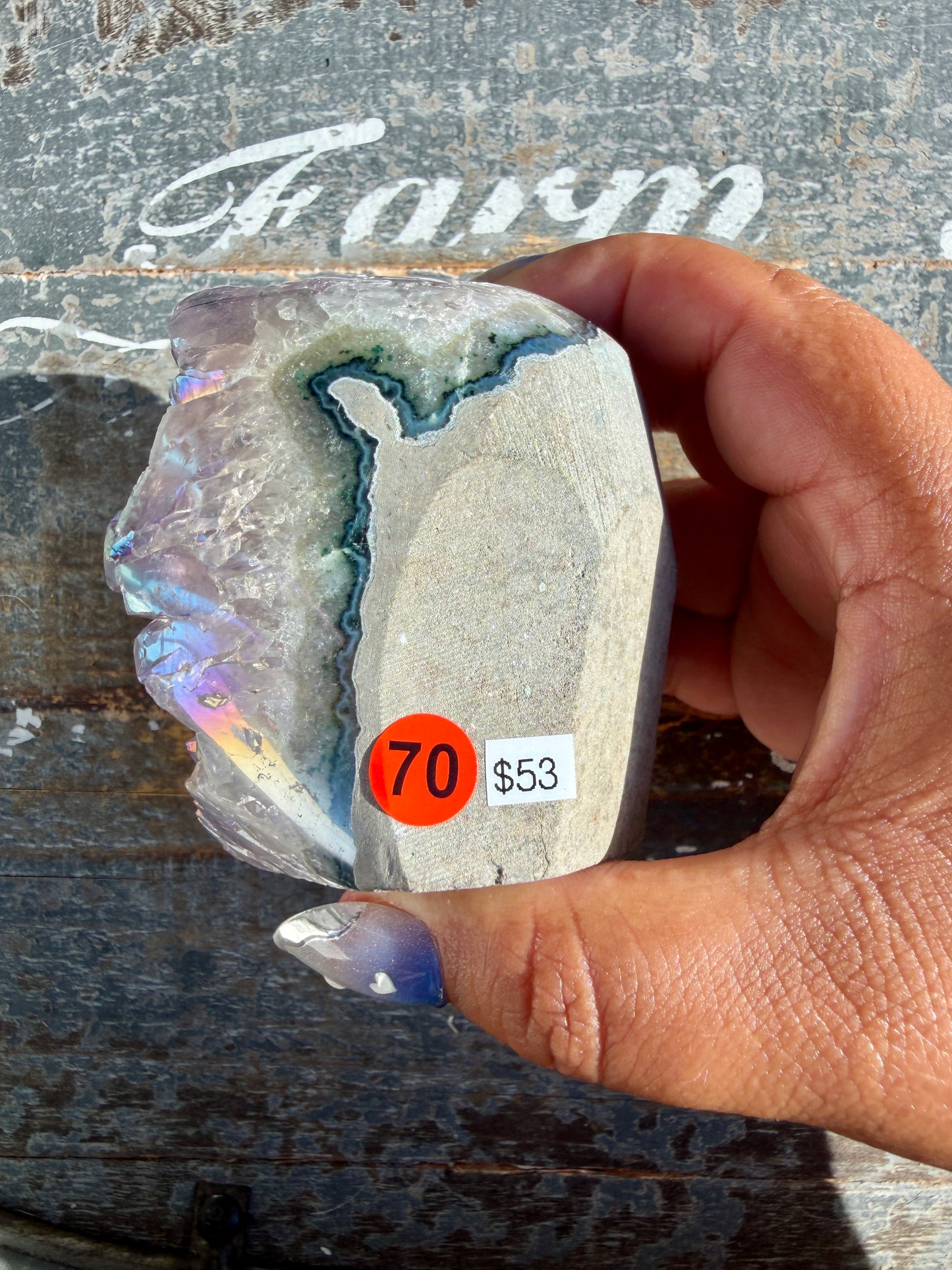 Gorgeous AURA Amethyst Cut Base | Brazil | Opt 70