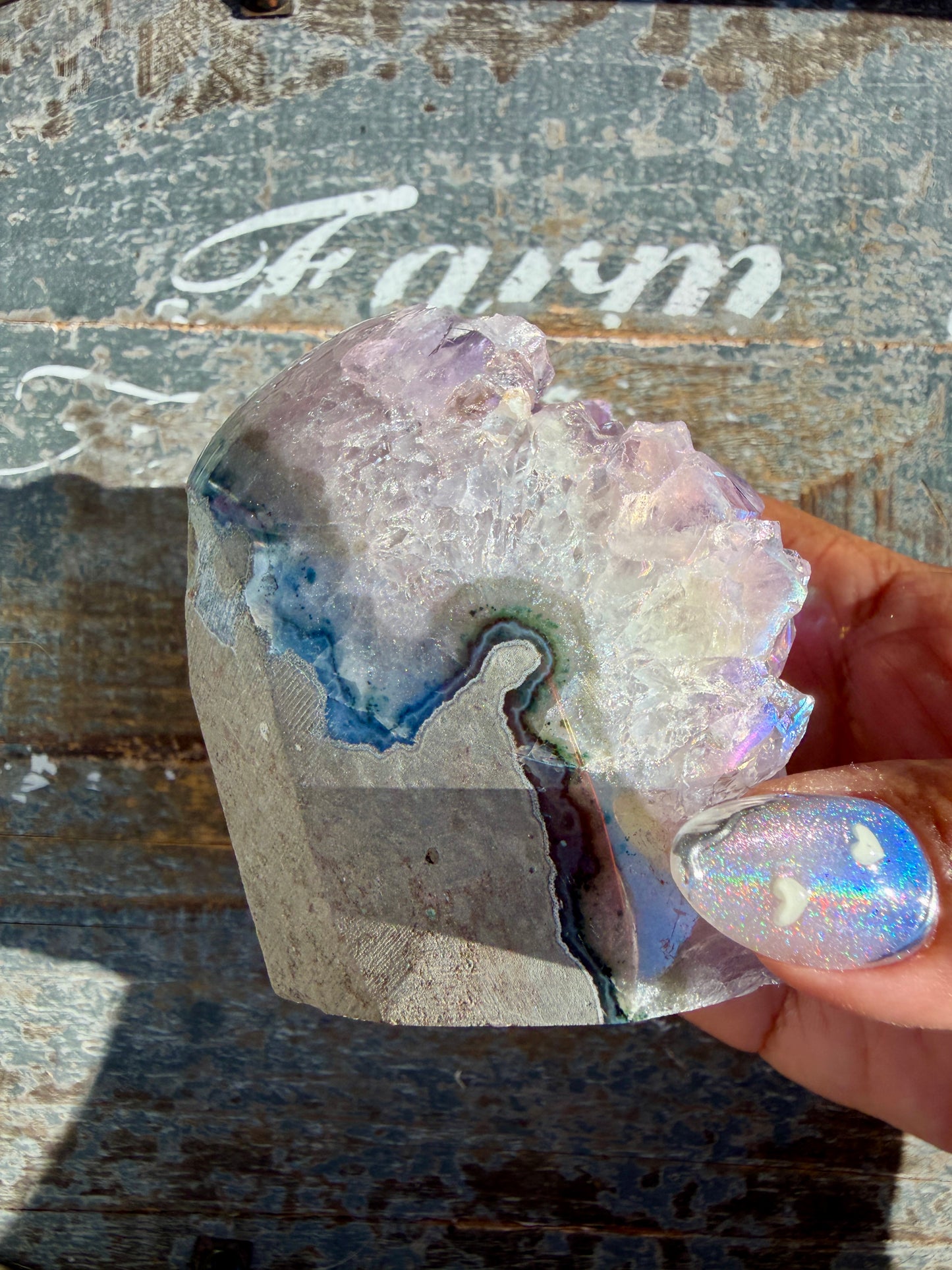 Gorgeous AURA Amethyst Cut Base | Brazil | Opt 70