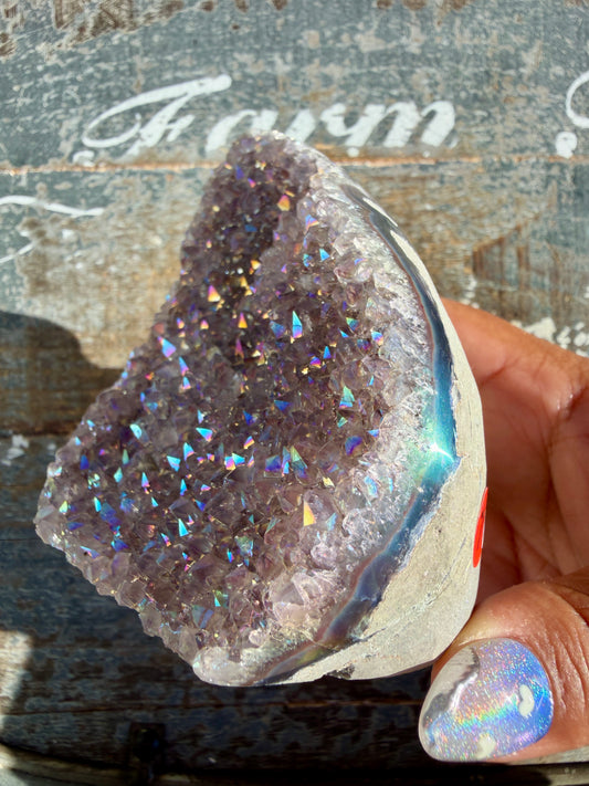 Gorgeous AURA Amethyst Cut Base | Brazil | Opt 71