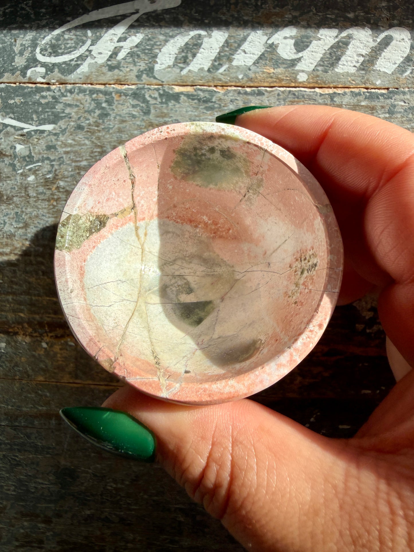 Gorgeous Unicorn Jasper Mini Bowl from India | Opt D