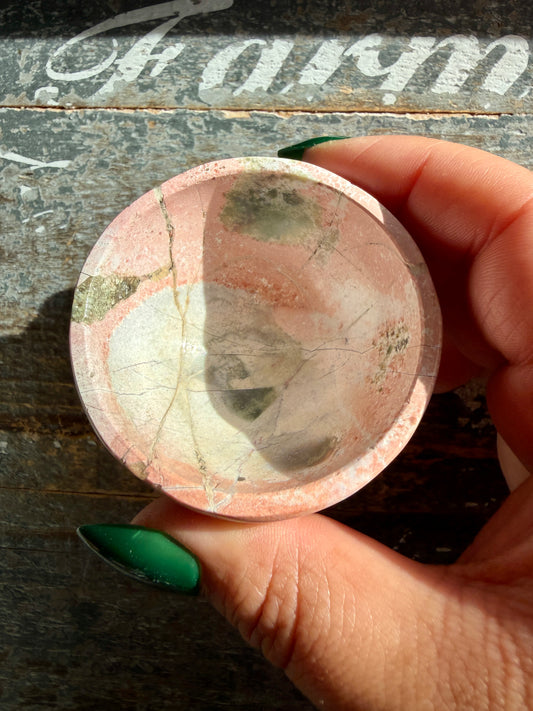 Gorgeous Unicorn Jasper Mini Bowl from India | Opt D