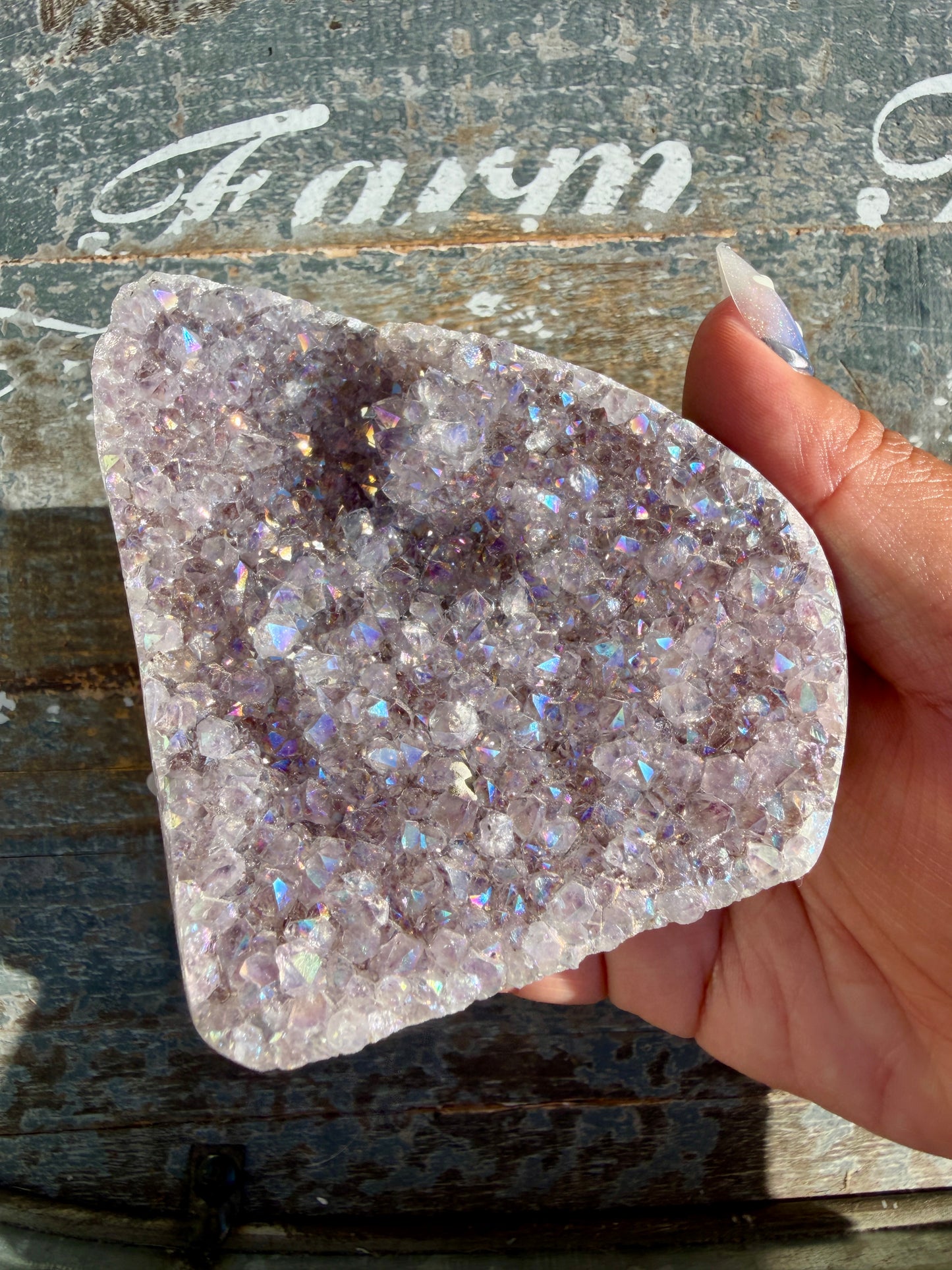 Gorgeous AURA Amethyst Cut Base | Brazil | Opt 71