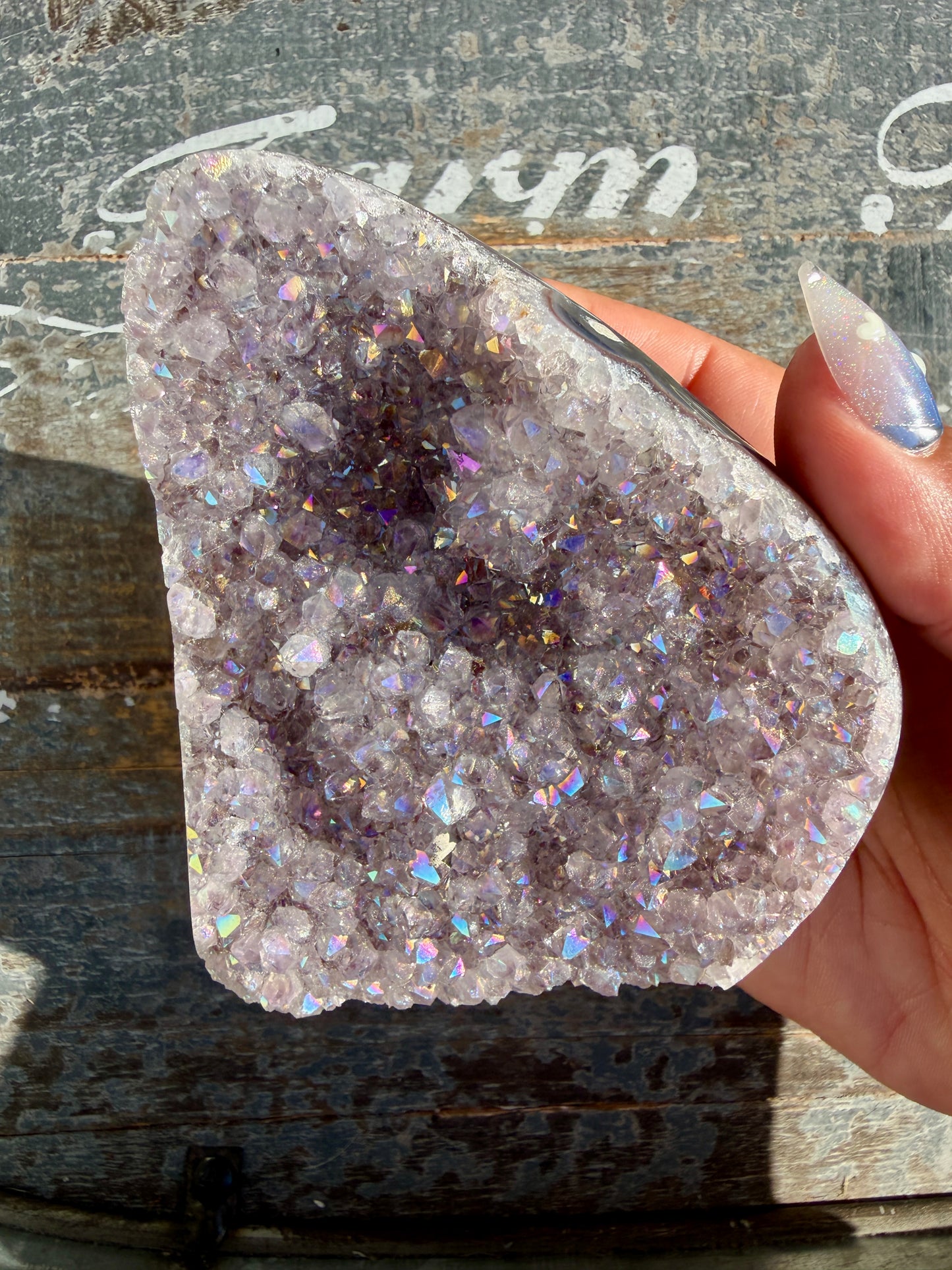Gorgeous AURA Amethyst Cut Base | Brazil | Opt 71