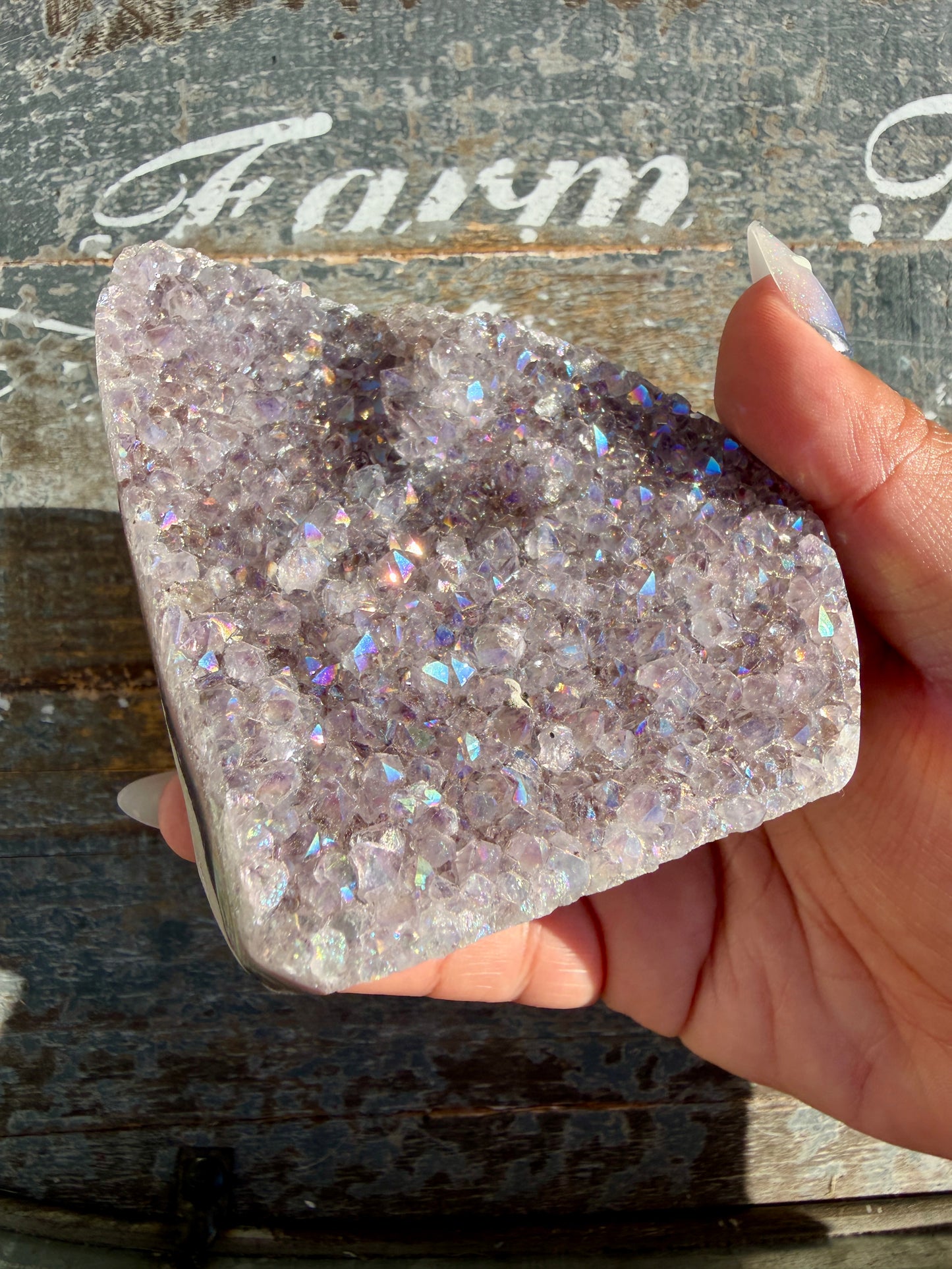 Gorgeous AURA Amethyst Cut Base | Brazil | Opt 71