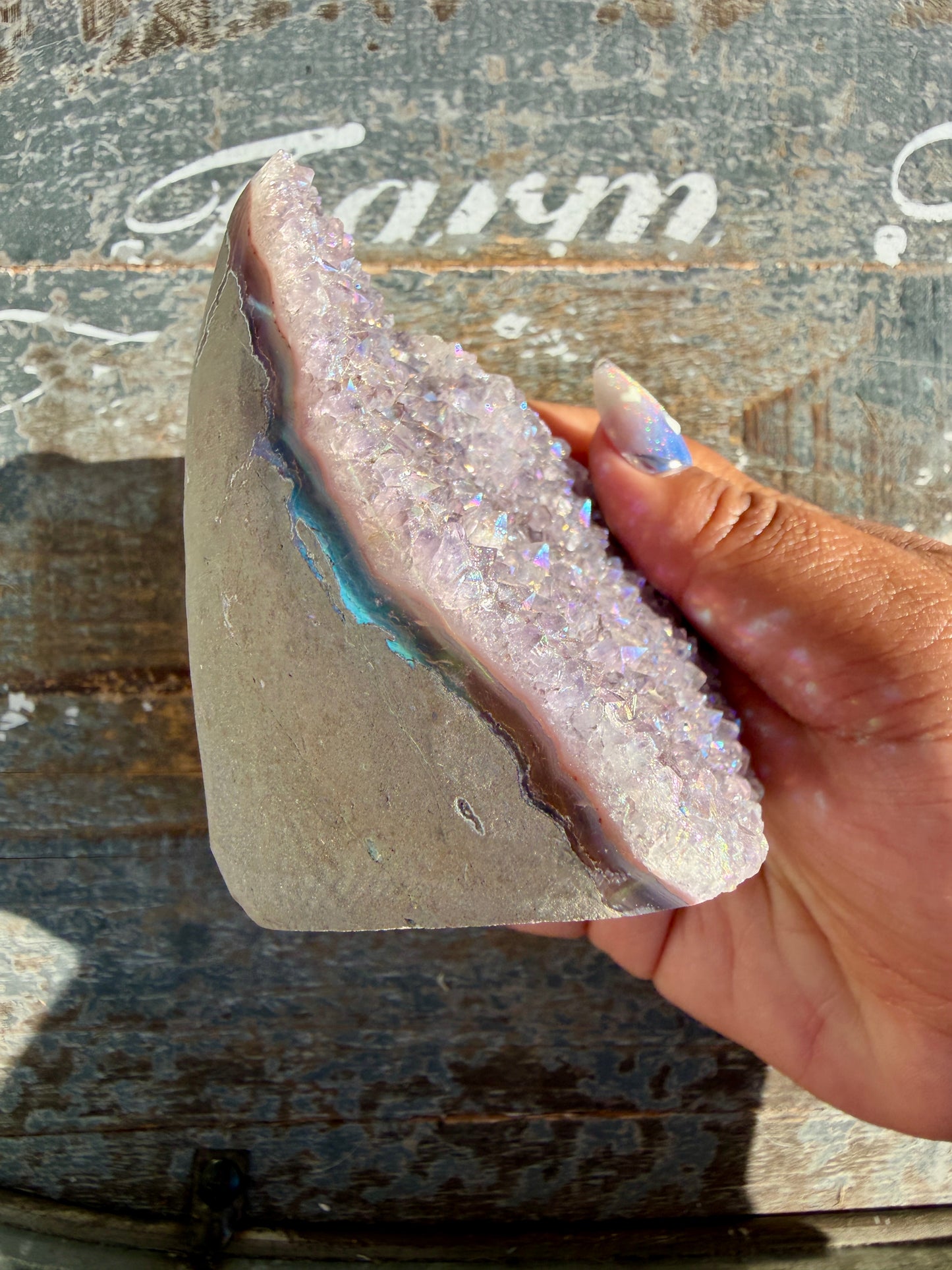 Gorgeous AURA Amethyst Cut Base | Brazil | Opt 71