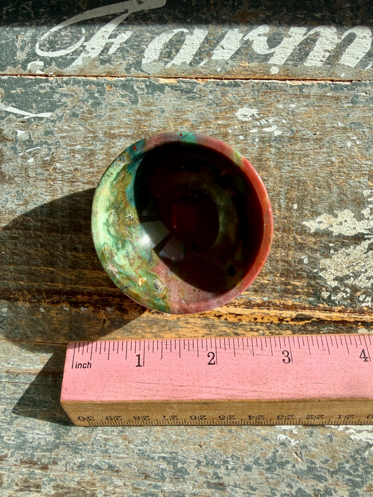 Gorgeous Unicorn Jasper Mini Bowl from India | Opt A