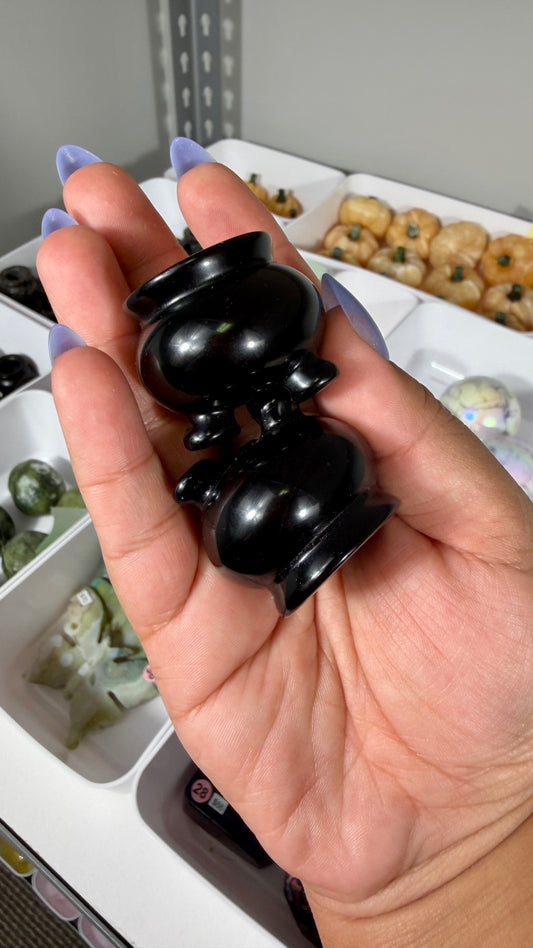 One (1) Mini Obsidian Cauldron