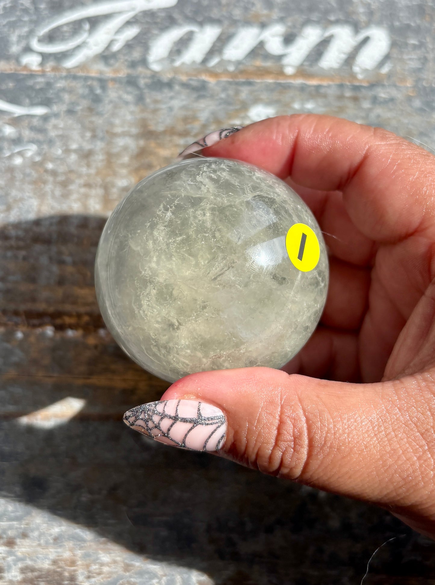 Gorgeous Mint Candy Fluorite Sphere | Opt I