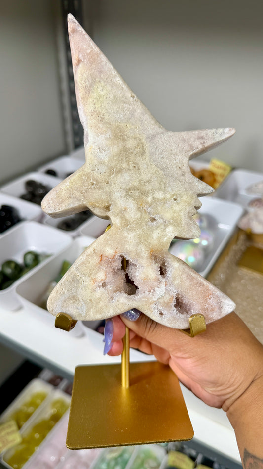 Pink Amethyst Witch Head | Brazil | Opt B