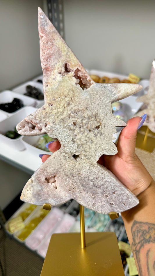 Pink Amethyst Witch Head | Brazil | Opt G