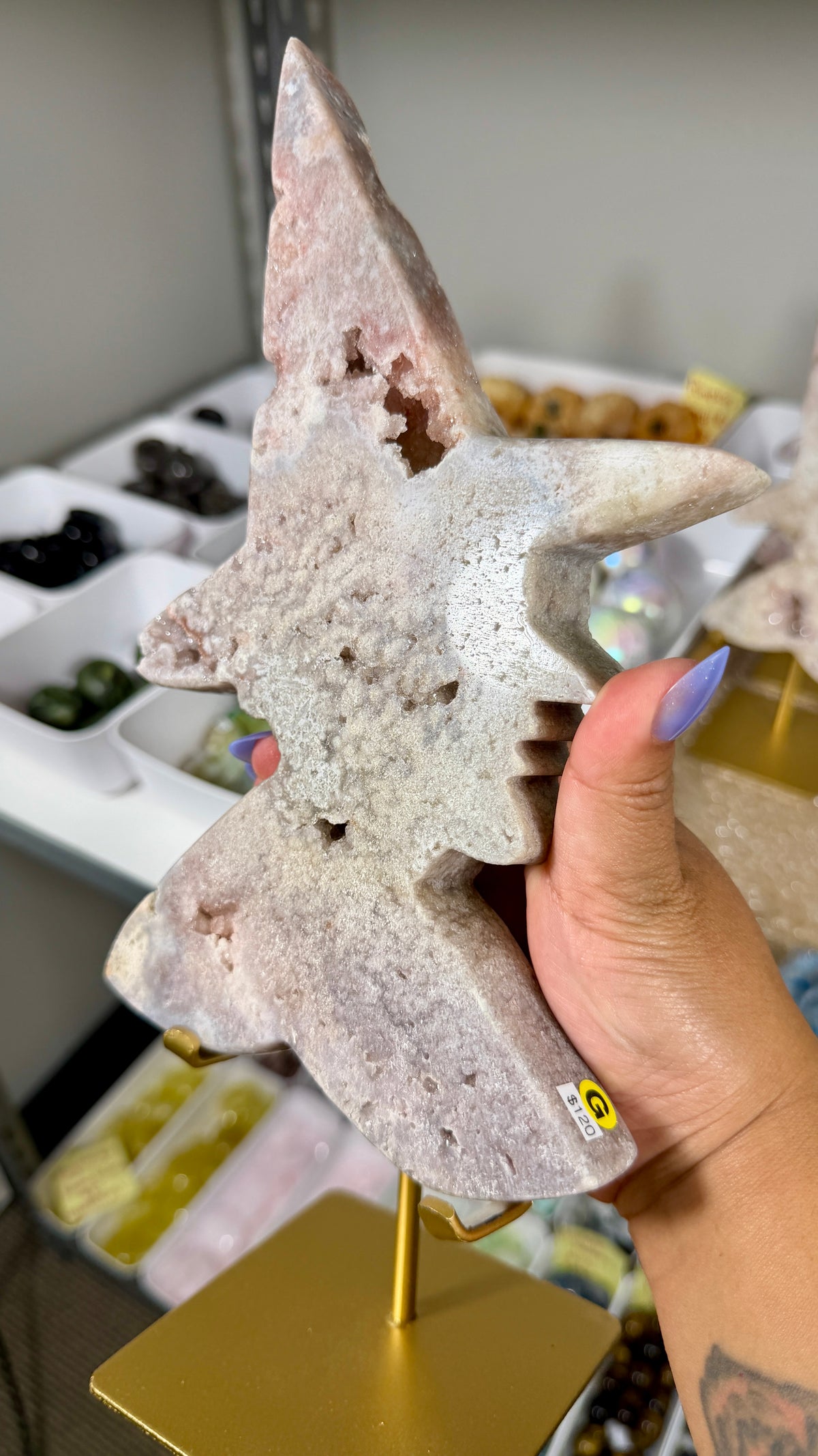 Pink Amethyst Witch Head | Brazil | Opt G